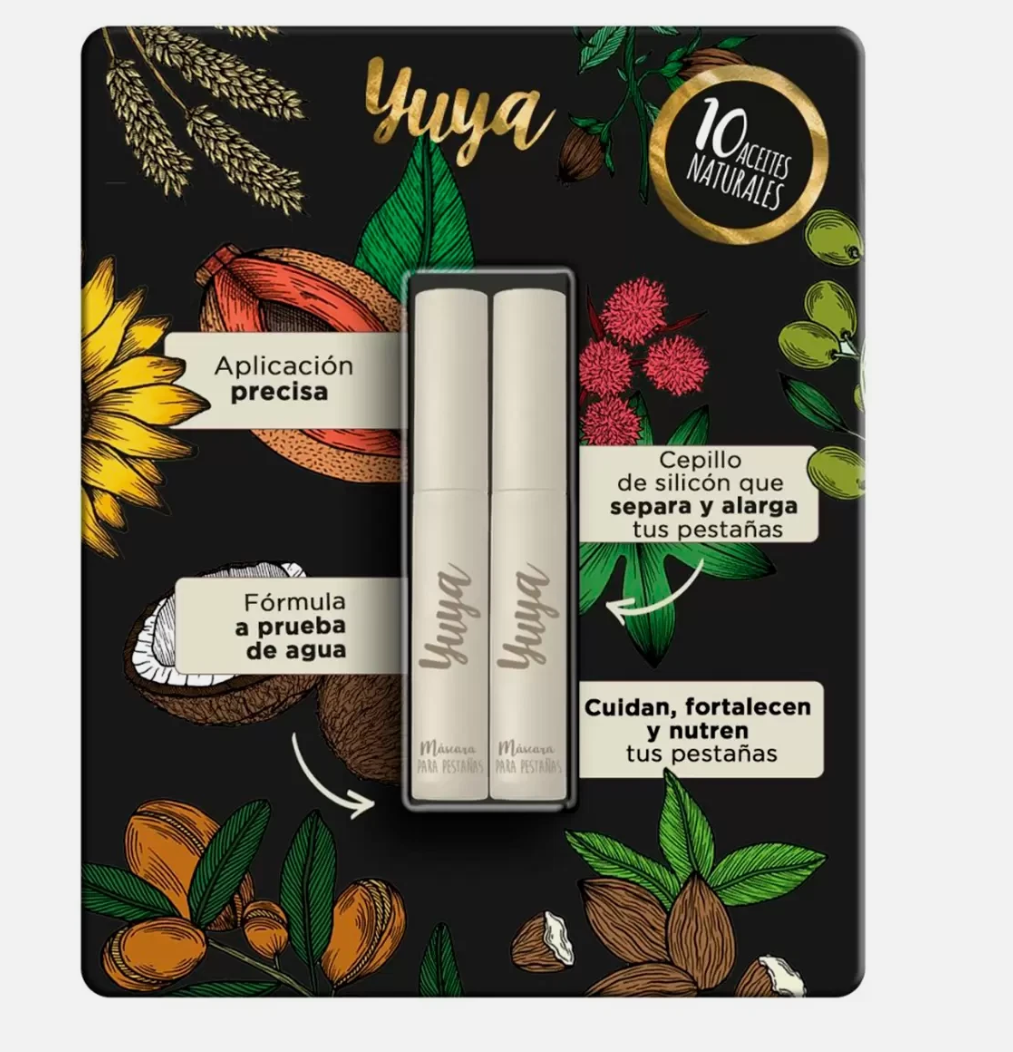 Yuya: Mascarilla Para Pestañas (rímel)  2 Piezas