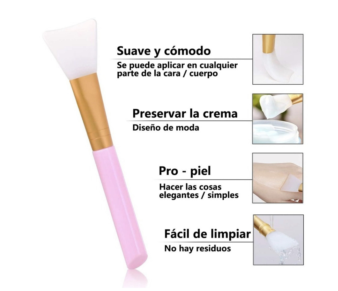 Foto 4 pulgar | Pinceles de Silicona Funbu para Aplicar Mascarillas 4 Unidades