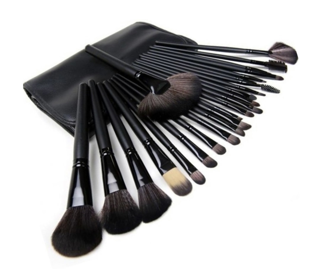 Brochas Funbu para Maquillaje Profesional Kit de 24 Piezas