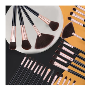 Foto 4 | Kit De Brochas de Maquillaje Profesional 25 Piezas Negro