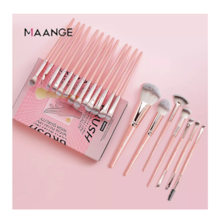 Foto 3 | Brochas de Maquillaje Kit 20 Pcs Profesional Rosa