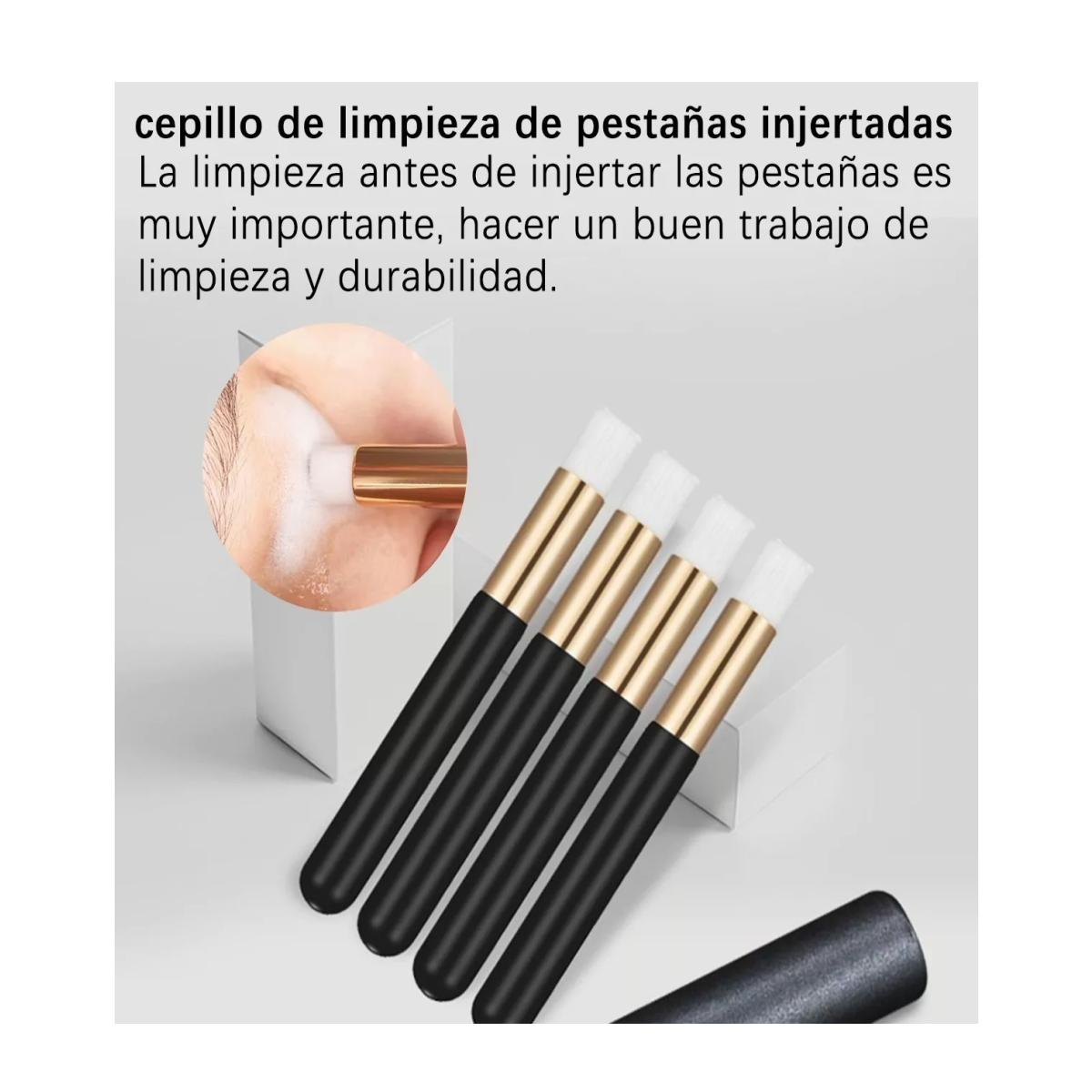 Foto 3 pulgar | Brochas para Limpiar Pestañas Belug 10 Piezas