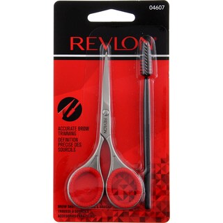 Foto 2 | Set de Cepillos y Tijeras para Cejas Revlon - Paquete de 2