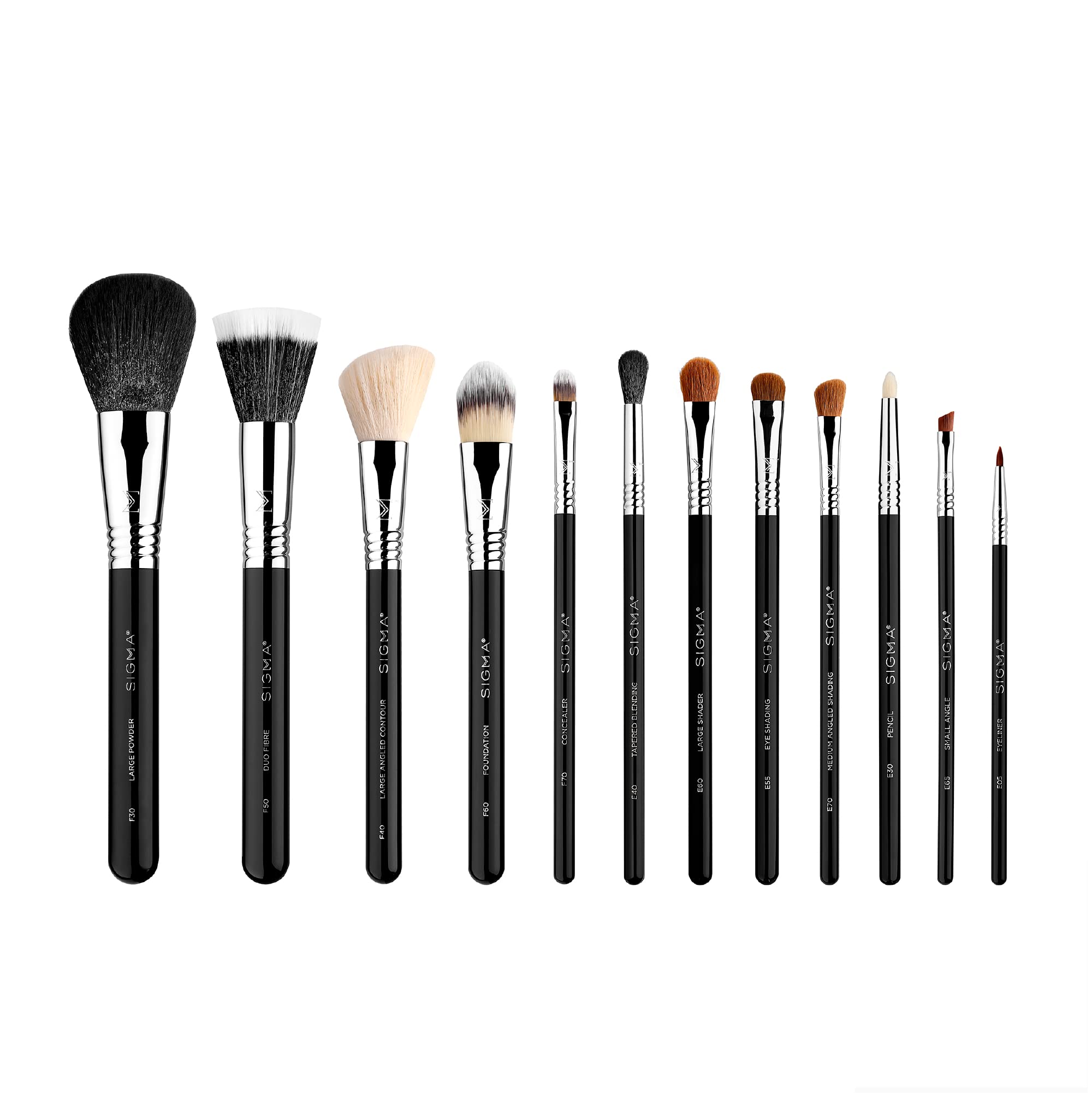 Set De 12 Brochas De Maquillaje Sigma Beauty Essential - Venta Internacional.