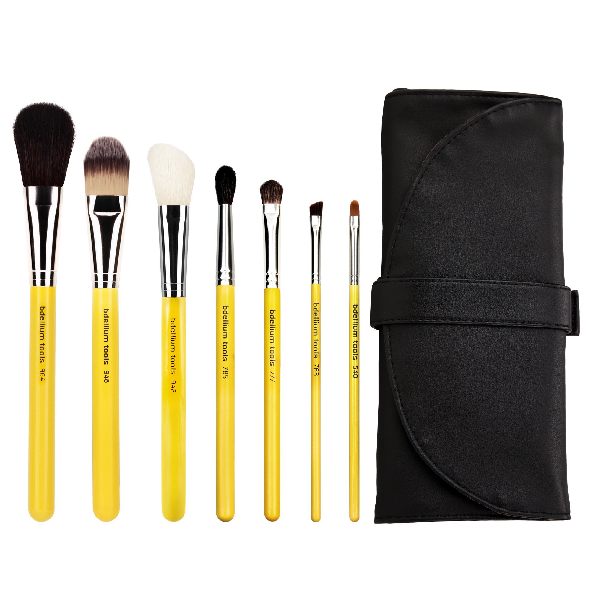 Juego De Brochas De Maquillaje Bdellium Tools Studio Series, 7 Piezas Con Bolsa - Venta Internacional.