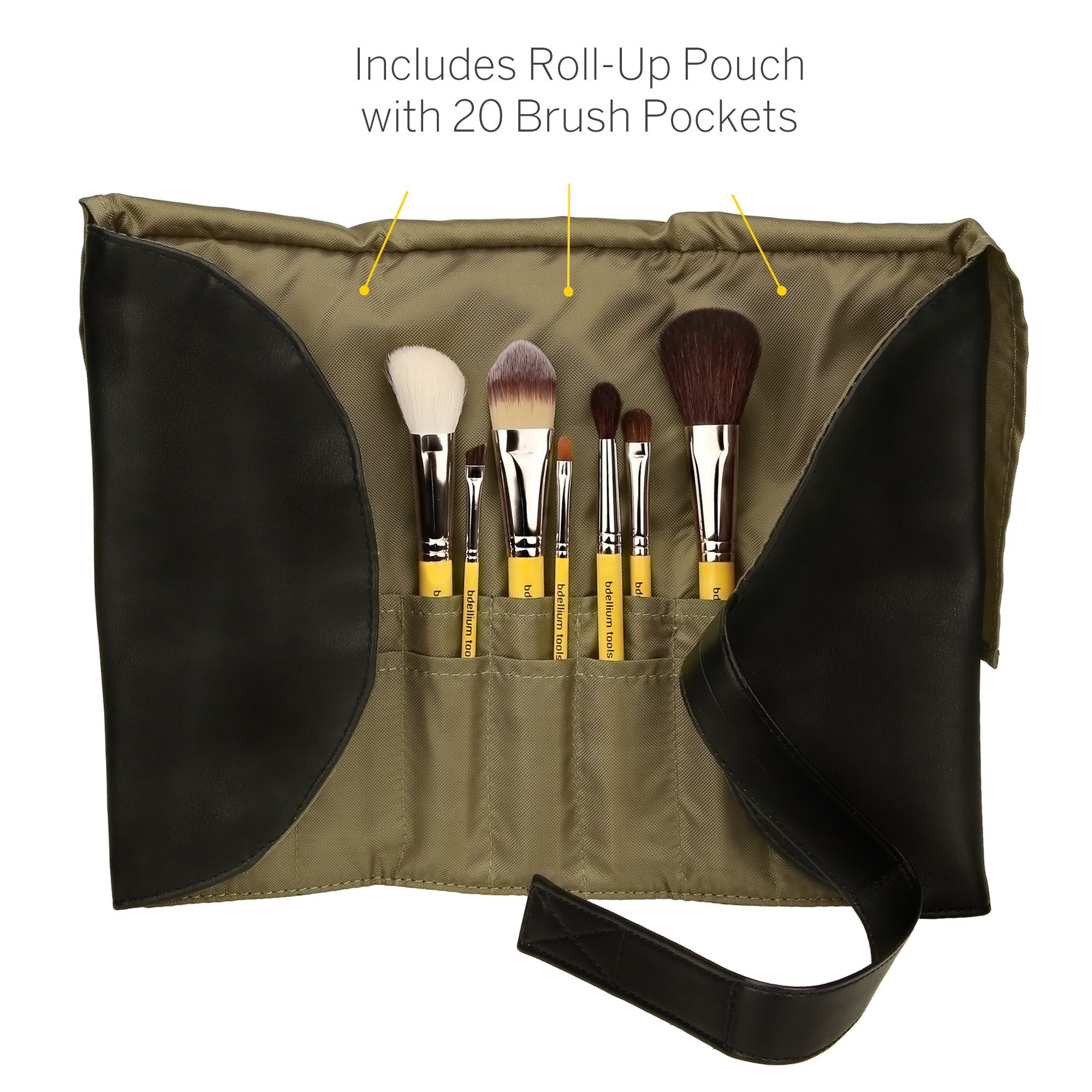 Foto 4 pulgar | Juego De Brochas De Maquillaje Bdellium Tools Studio Series, 7 Piezas Con Bolsa - Venta Internacional.