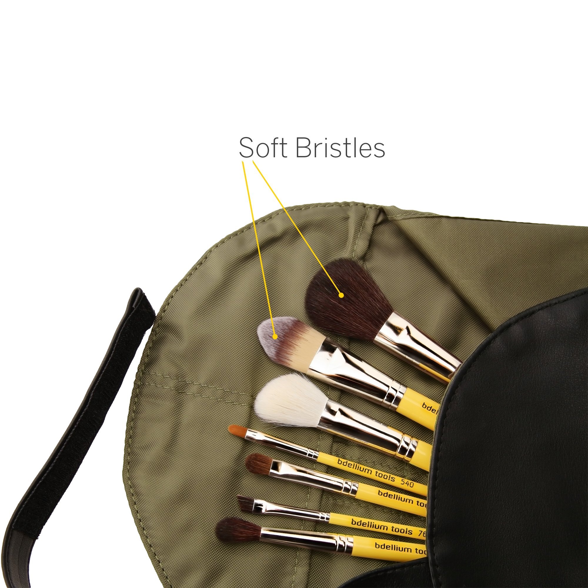 Foto 4 | Juego De Brochas De Maquillaje Bdellium Tools Studio Series, 7 Piezas Con Bolsa - Venta Internacional.