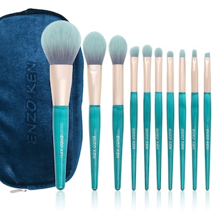 Foto 1 | Set de Brochas de Maquillaje Enzo Ken Blue con Funda Vegan Professional - Venta Internacional