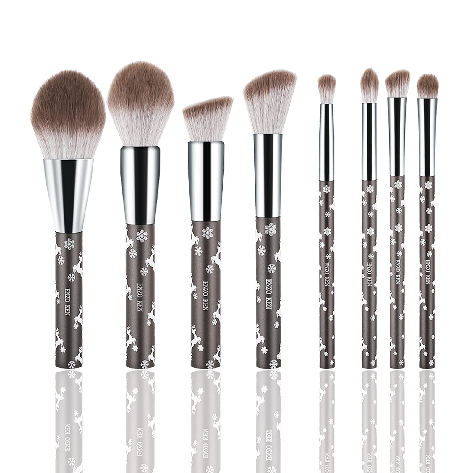 Set de Brochas de Maquillaje Enzo Ken Natural Goat Hair Professional - Venta Internacional