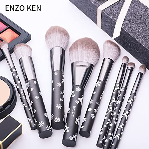 Foto 6 pulgar | Set de Brochas de Maquillaje Enzo Ken Natural Goat Hair Professional - Venta Internacional