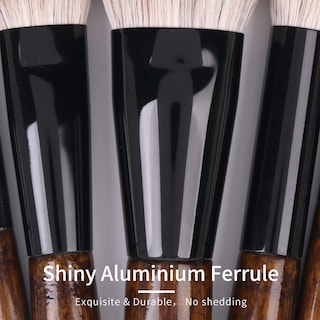 Foto 5 | Set de Brochas de Maquillaje con Funda de Nogal - Venta Internacional