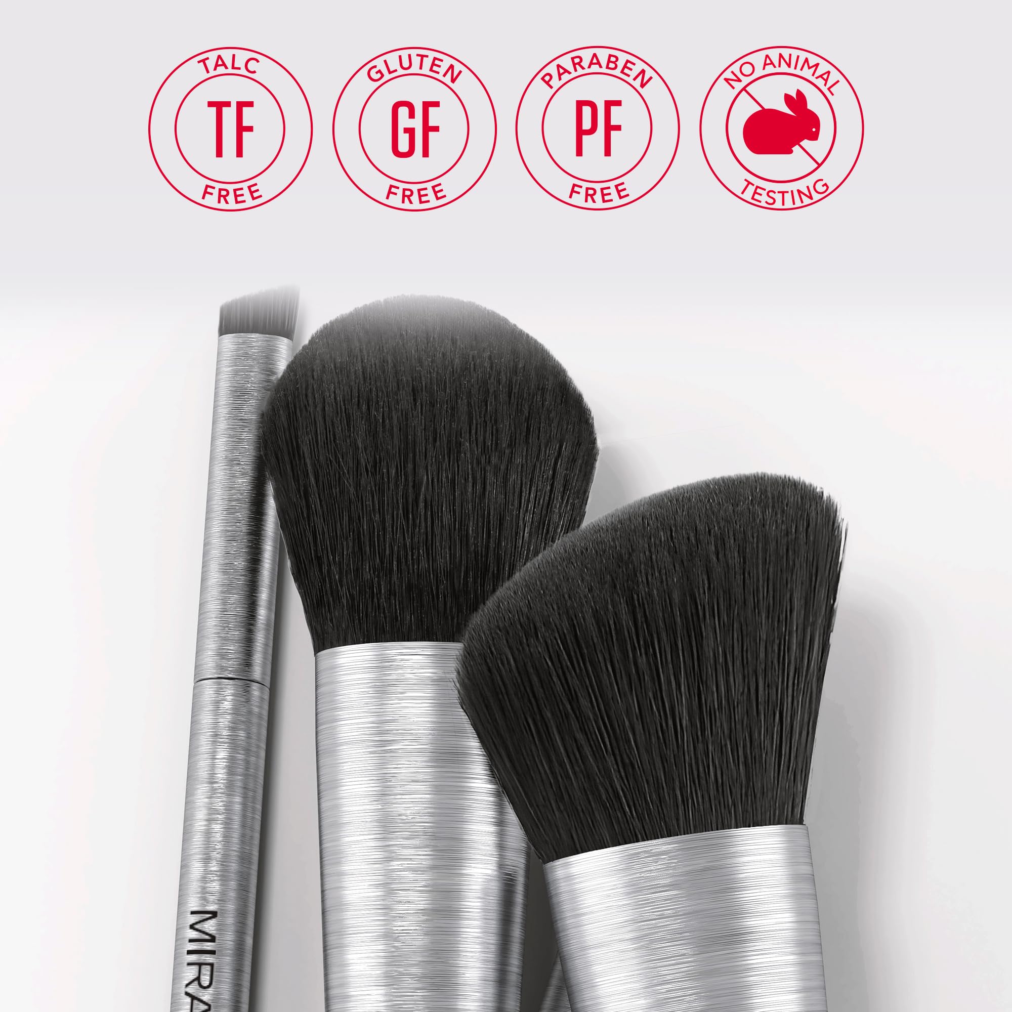 Foto 5 | Brocha para Base de Maquillaje Mirabella Professional Synthetic - Venta Internacional