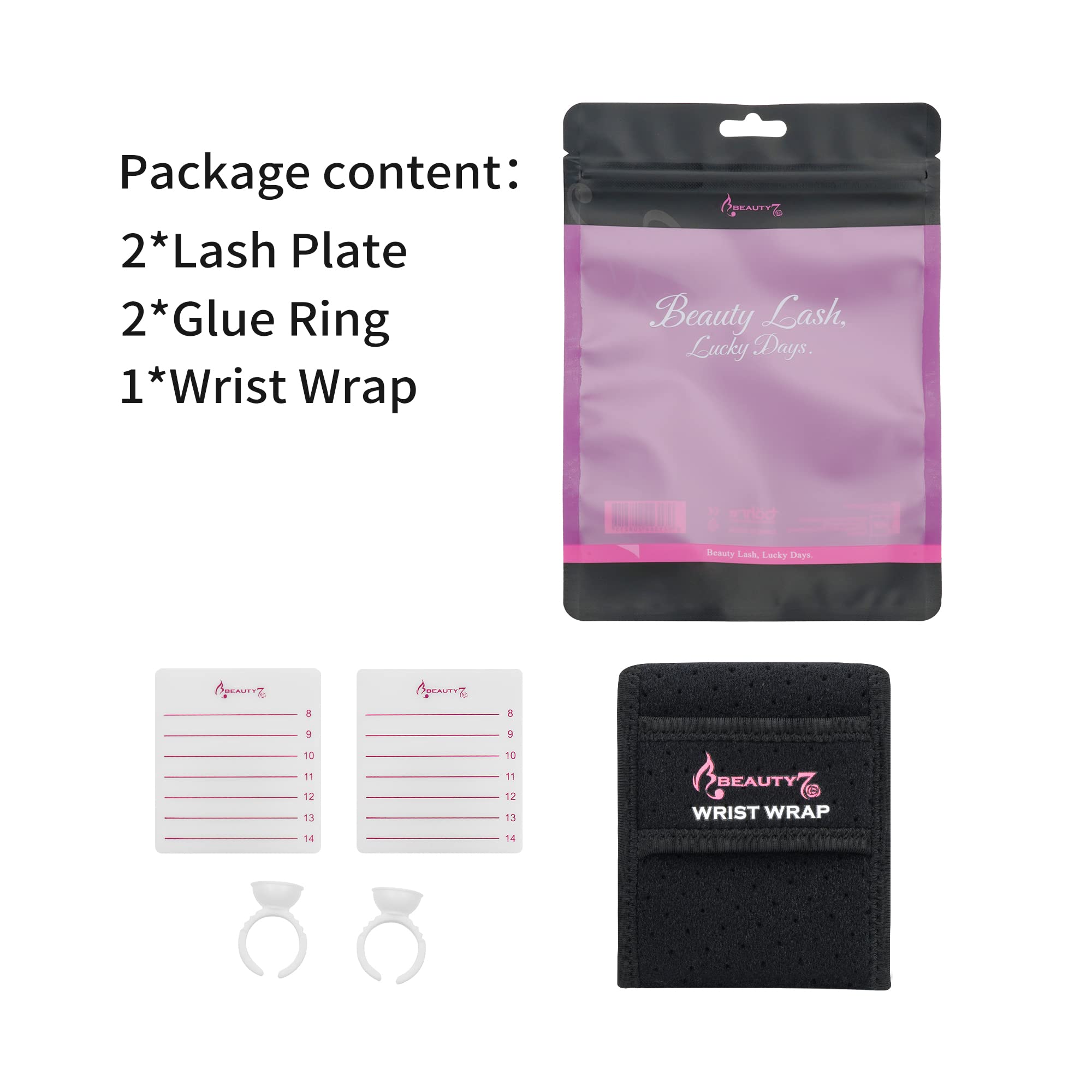 Foto 5 pulgar | Kit de Bandejas con Soporte para Extensiones de Pestañas Soporte para Palés - Venta Internacional