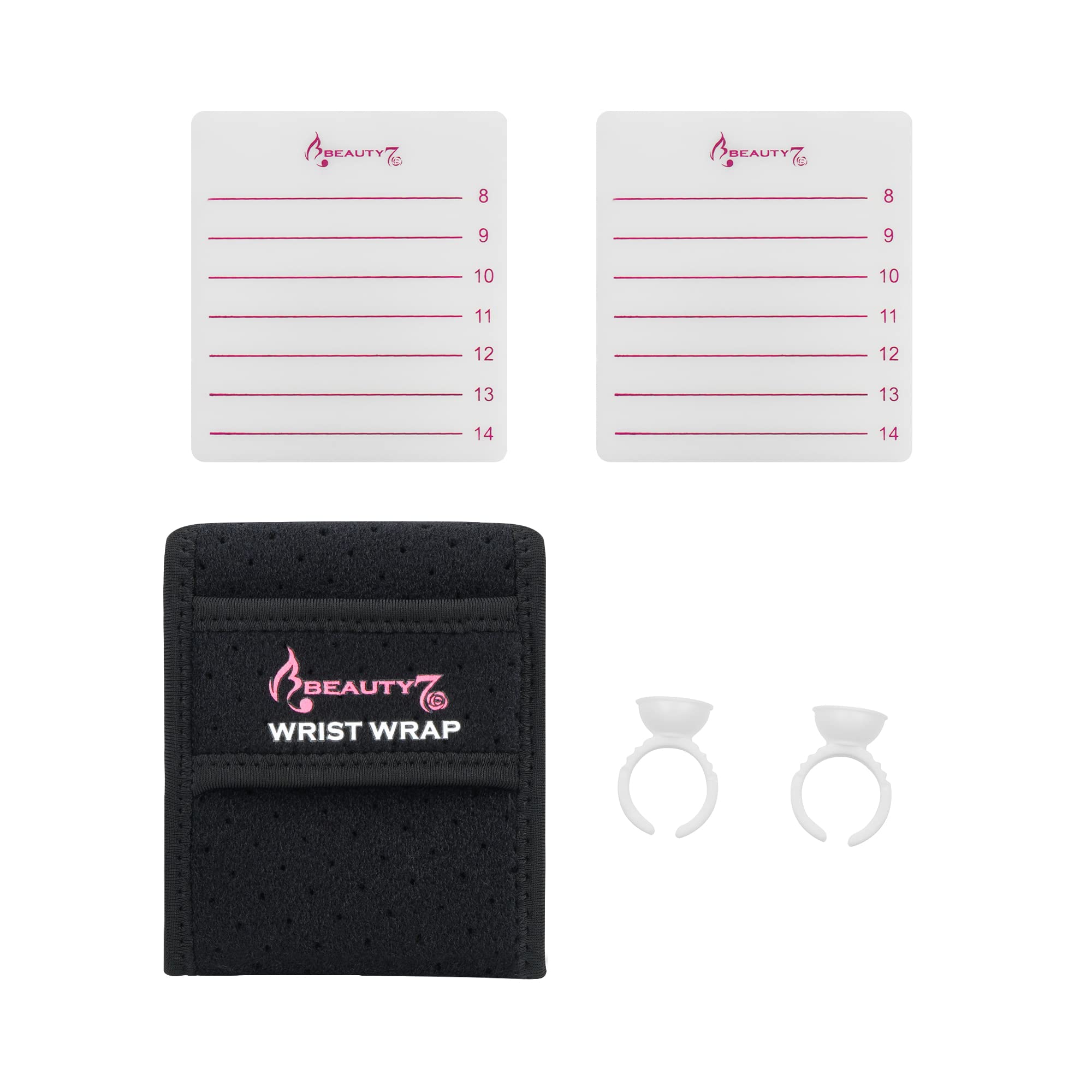 Foto 8 pulgar | Kit de Bandejas con Soporte para Extensiones de Pestañas Soporte para Palés - Venta Internacional