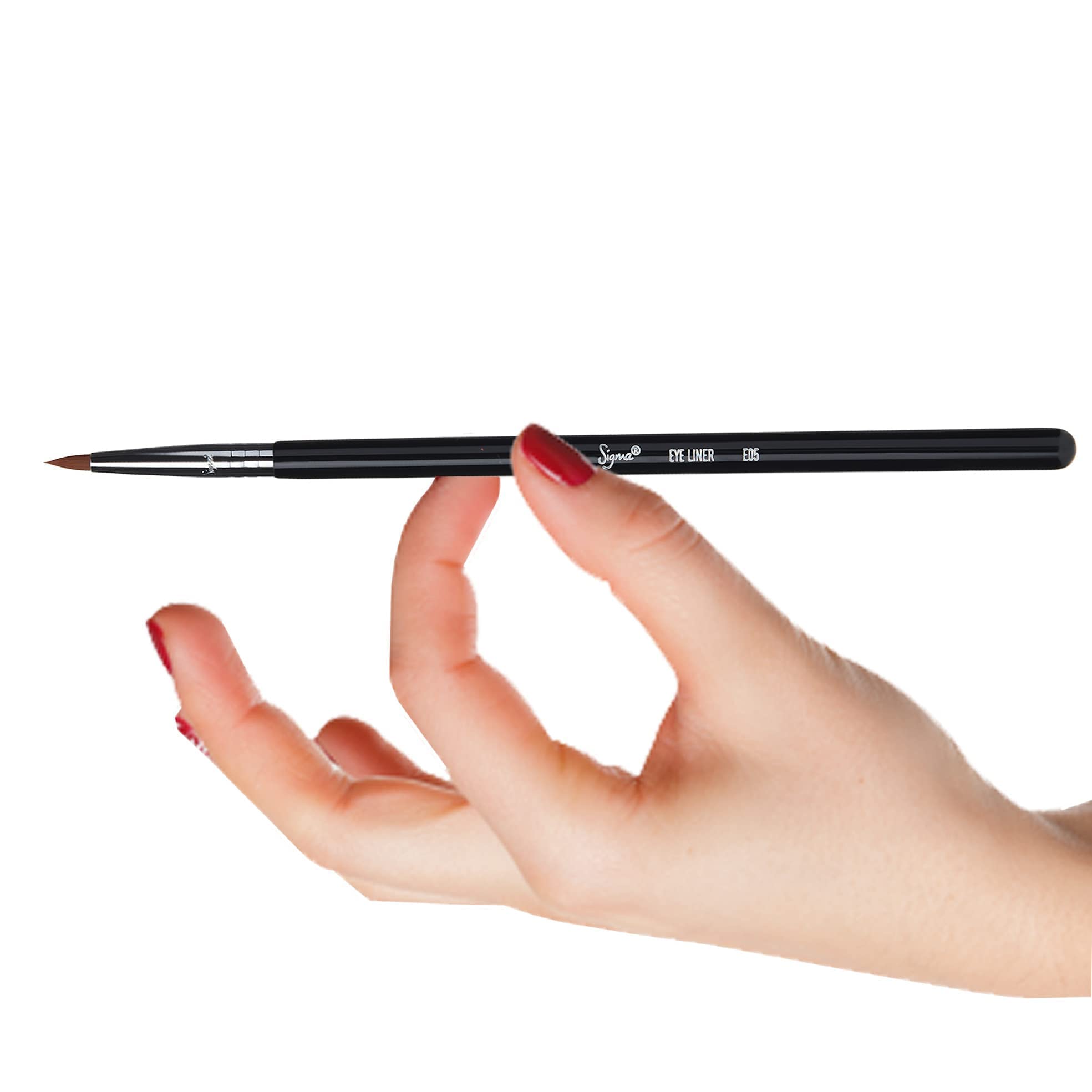 Foto 6 pulgar | Pincel Delineador De Ojos Sigma Beauty E05 De Punta Fina Para Gel O Líquido - Venta Internacional.
