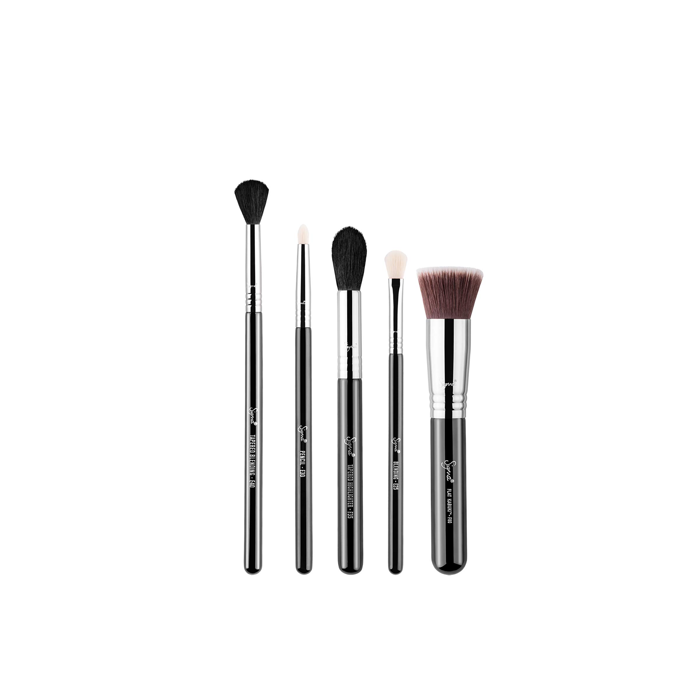 Set De 5 Brochas Sigma Most-wanted Para Maquillaje Facial Y De Ojos - Venta Internacional.