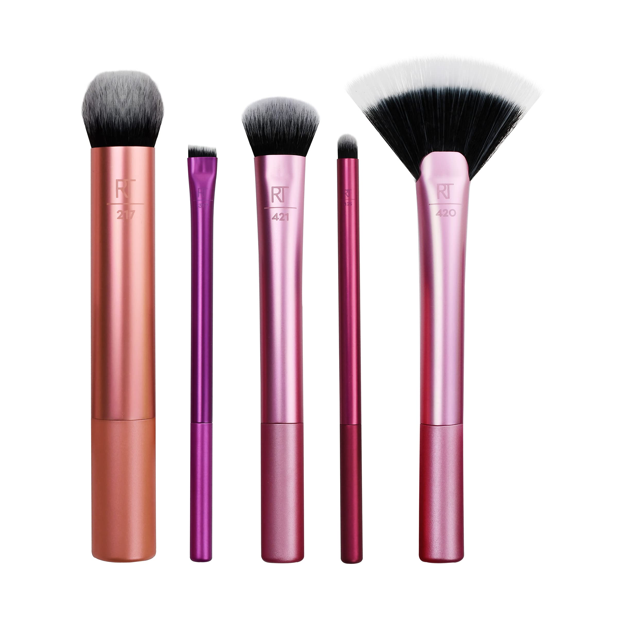 Set De Brochas De Maquillaje Real Techniques Artist Essentials, 5 Piezas - Venta Internacional.