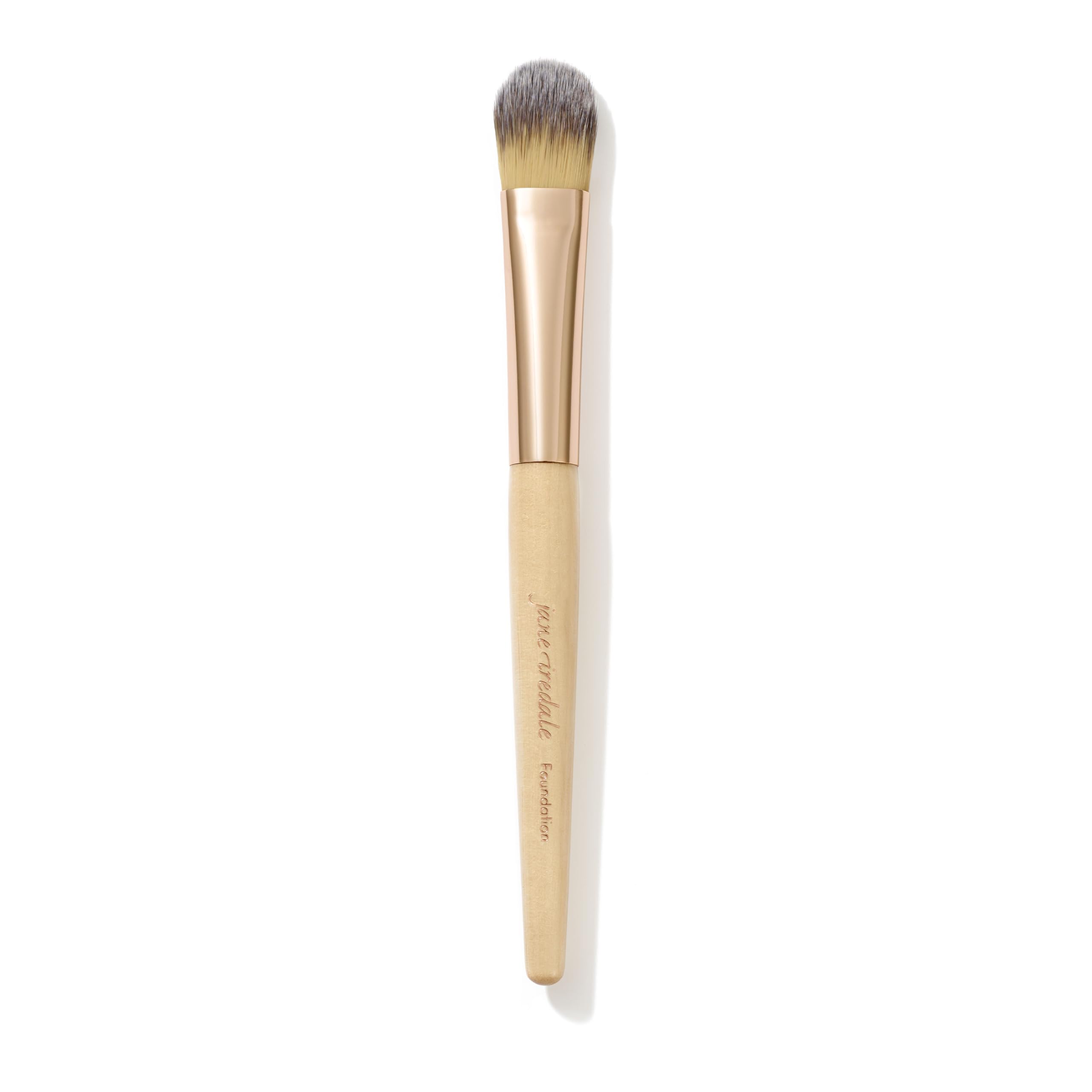 Brocha Jane Iredale, Tamaño Grande, Color Oro Rosa (naturon), 13 Cm - Venta Internacional.