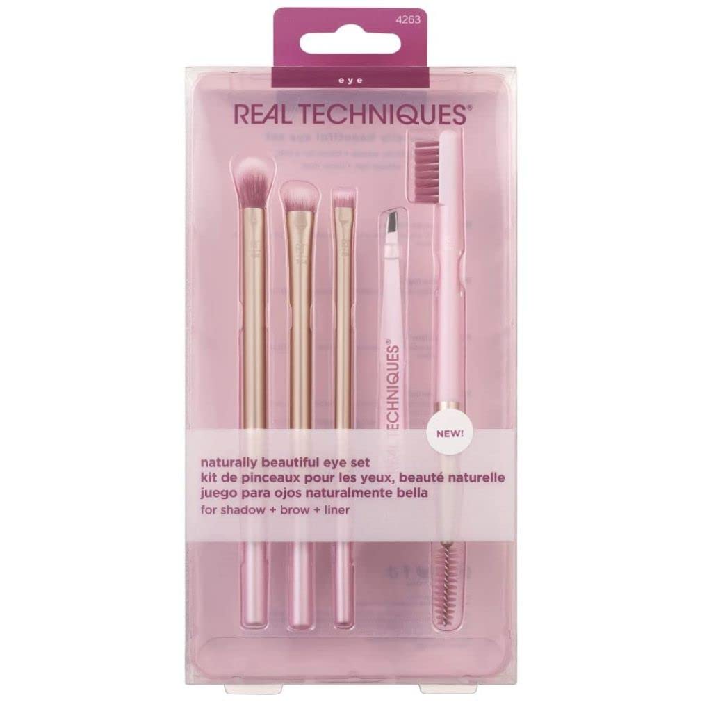 Set De Brochas De Maquillaje Real Techniques Naturally Beautiful, 5 Unidades - Venta Internacional.