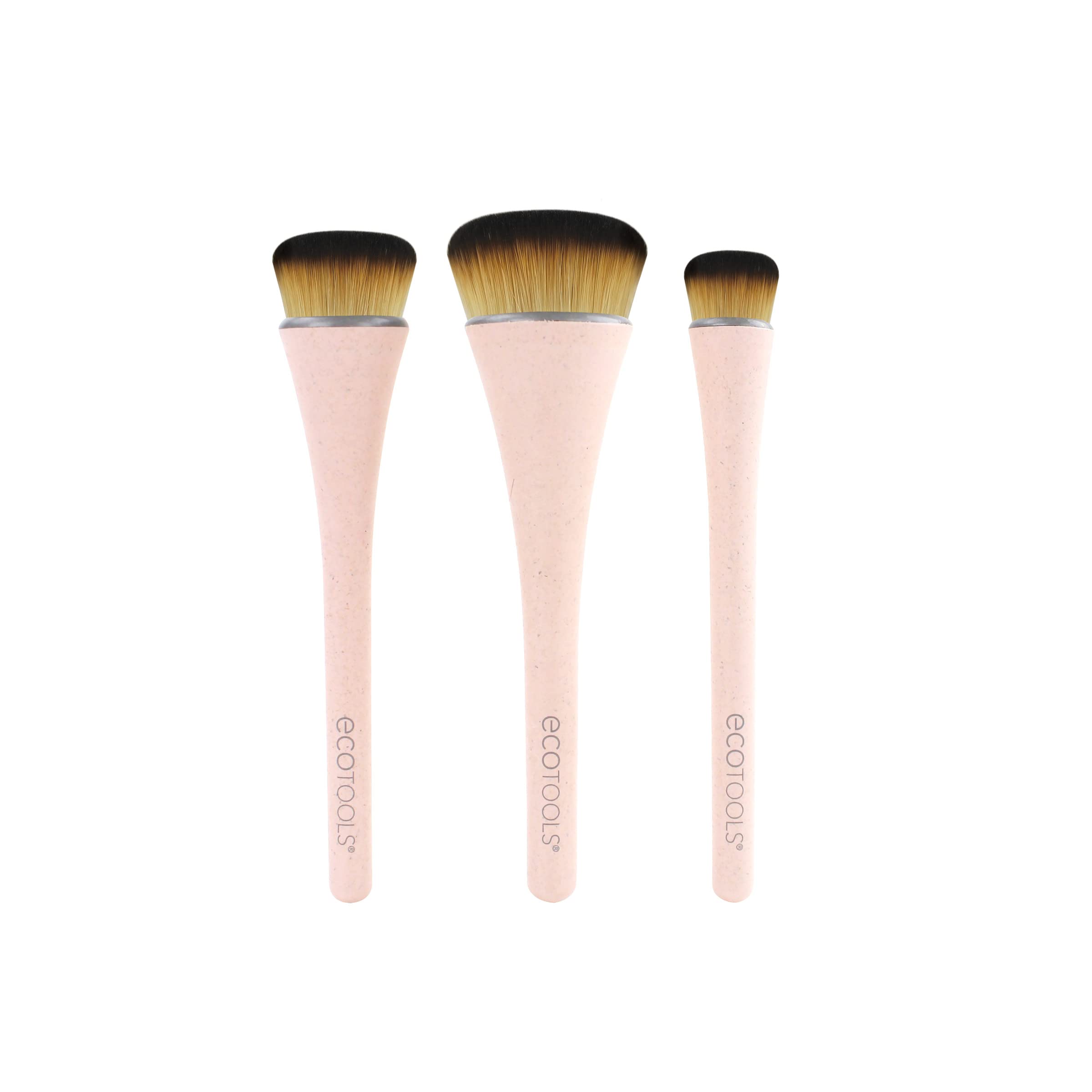 Kit De Brochas De Maquillaje Ecotools 360 Ultimate Blend, Juego De 3 Piezas - Venta Internacional.