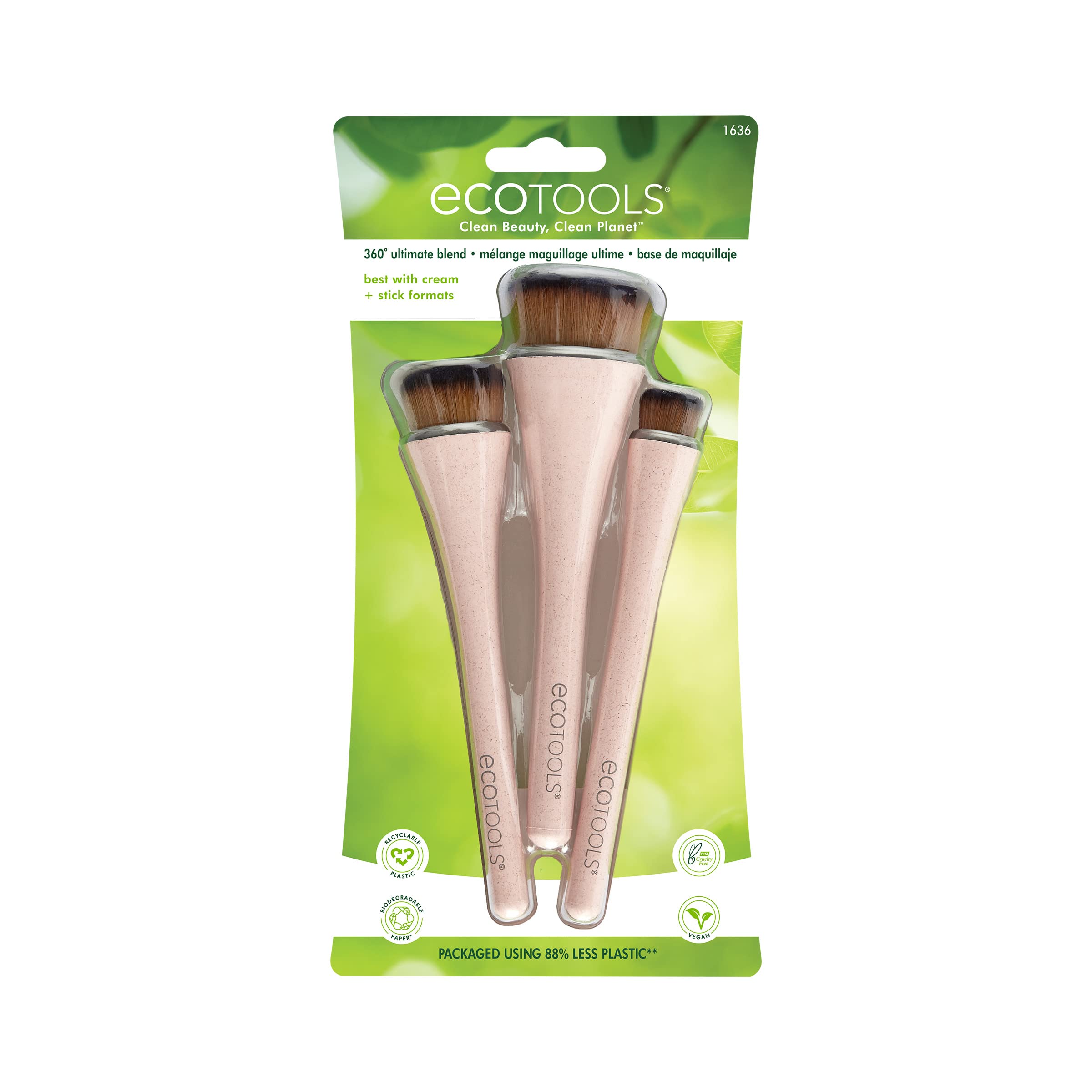 Foto 3 pulgar | Kit De Brochas De Maquillaje Ecotools 360 Ultimate Blend, Juego De 3 Piezas - Venta Internacional.