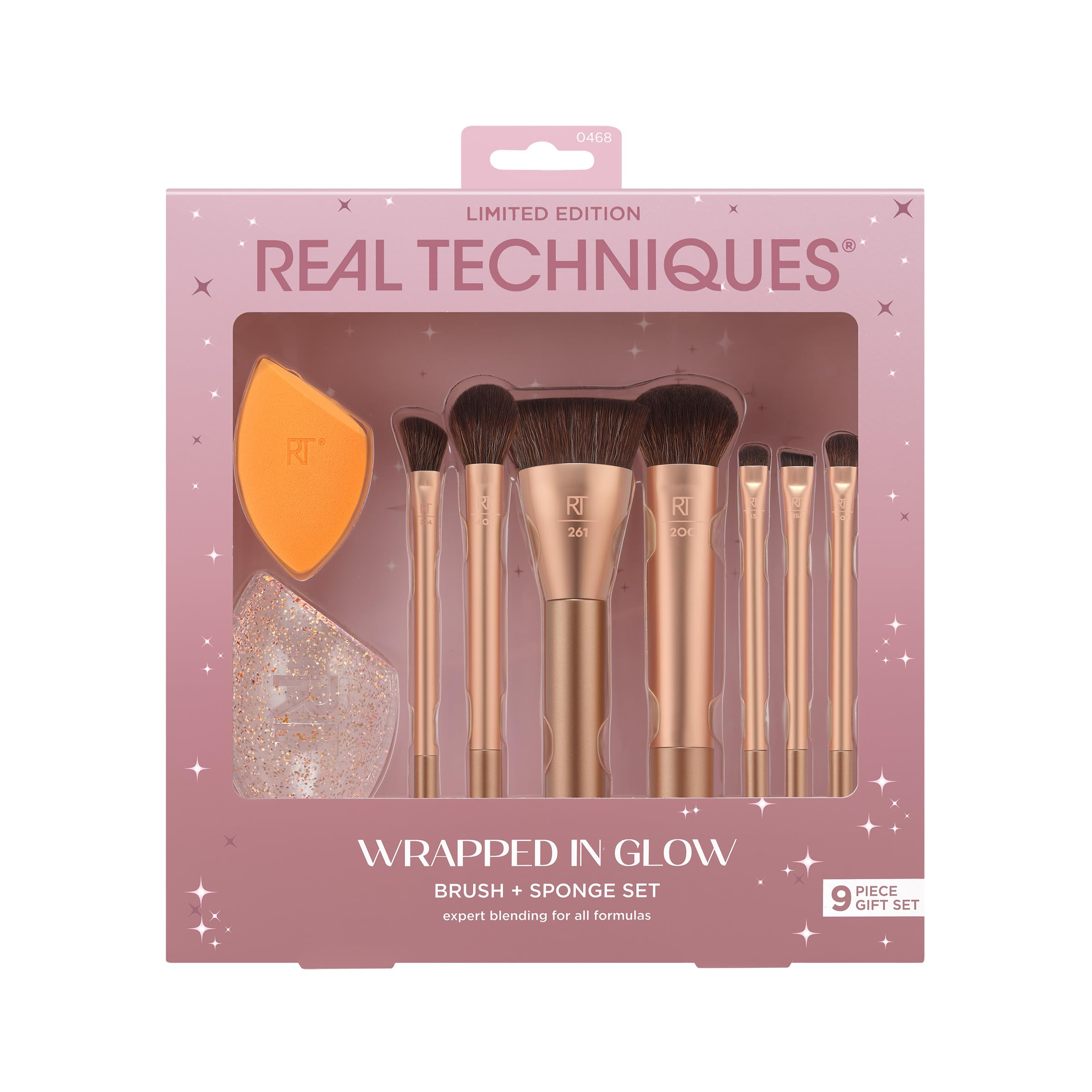 Foto 3 pulgar | Set De Brochas De Maquillaje Real Techniques Envuelto En Brillo, 9 Piezas - Venta Internacional.