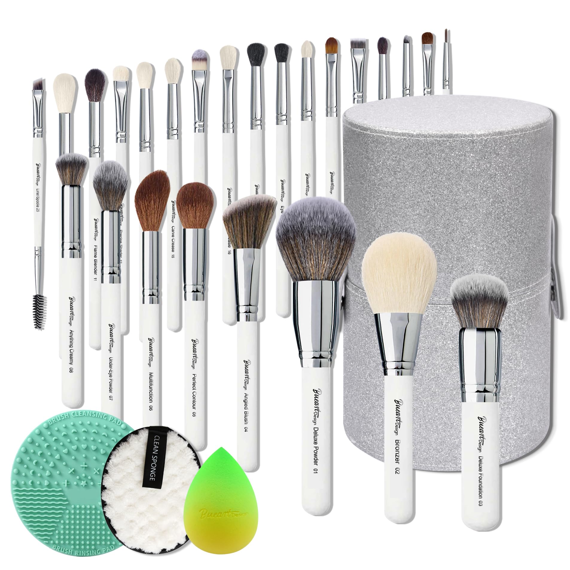 Set De Brochas De Maquillaje Bueart Design Pro Makeup Artist Deluxe - Venta Internacional. $1,773