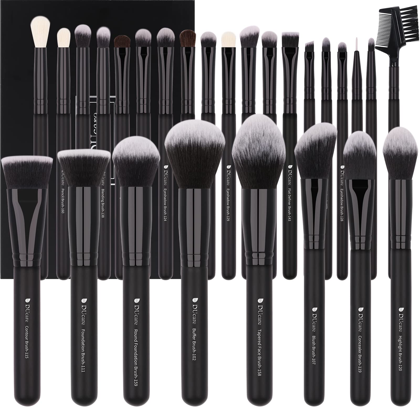 Foto 2 pulgar | Set De Brochas De Maquillaje Ducare Professional 27 Piezas Sintéticas - Venta Internacional.