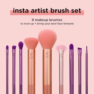 Foto 3 | Set De Brochas De Maquillaje Real Techniques Insta Artist Set De Regalo De 9 Piezas - Venta Internacional.