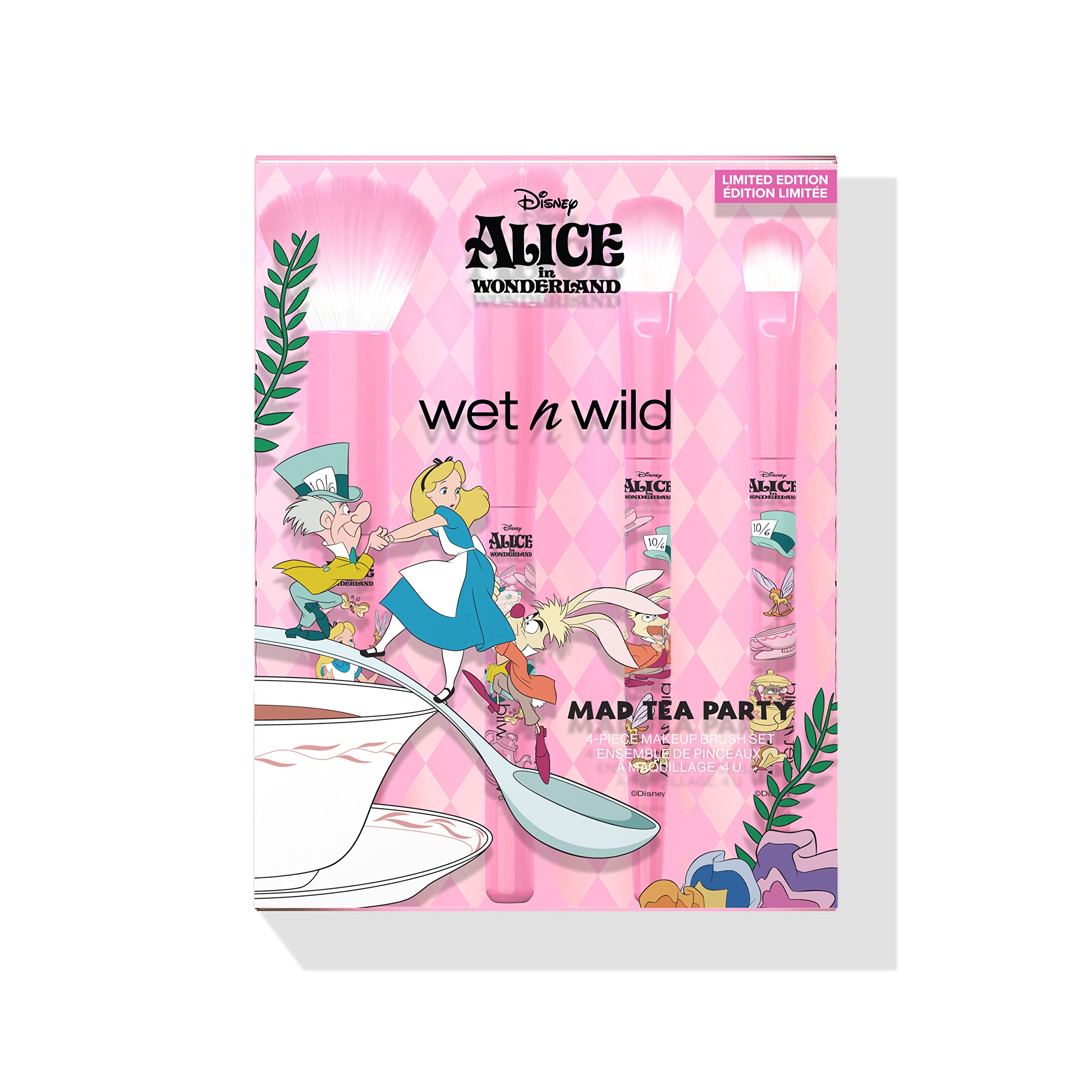 Foto 2 pulgar | Set De Brochas De Maquillaje Wet N Wild Mad Tea Party Alice Wonderland - Venta Internacional.