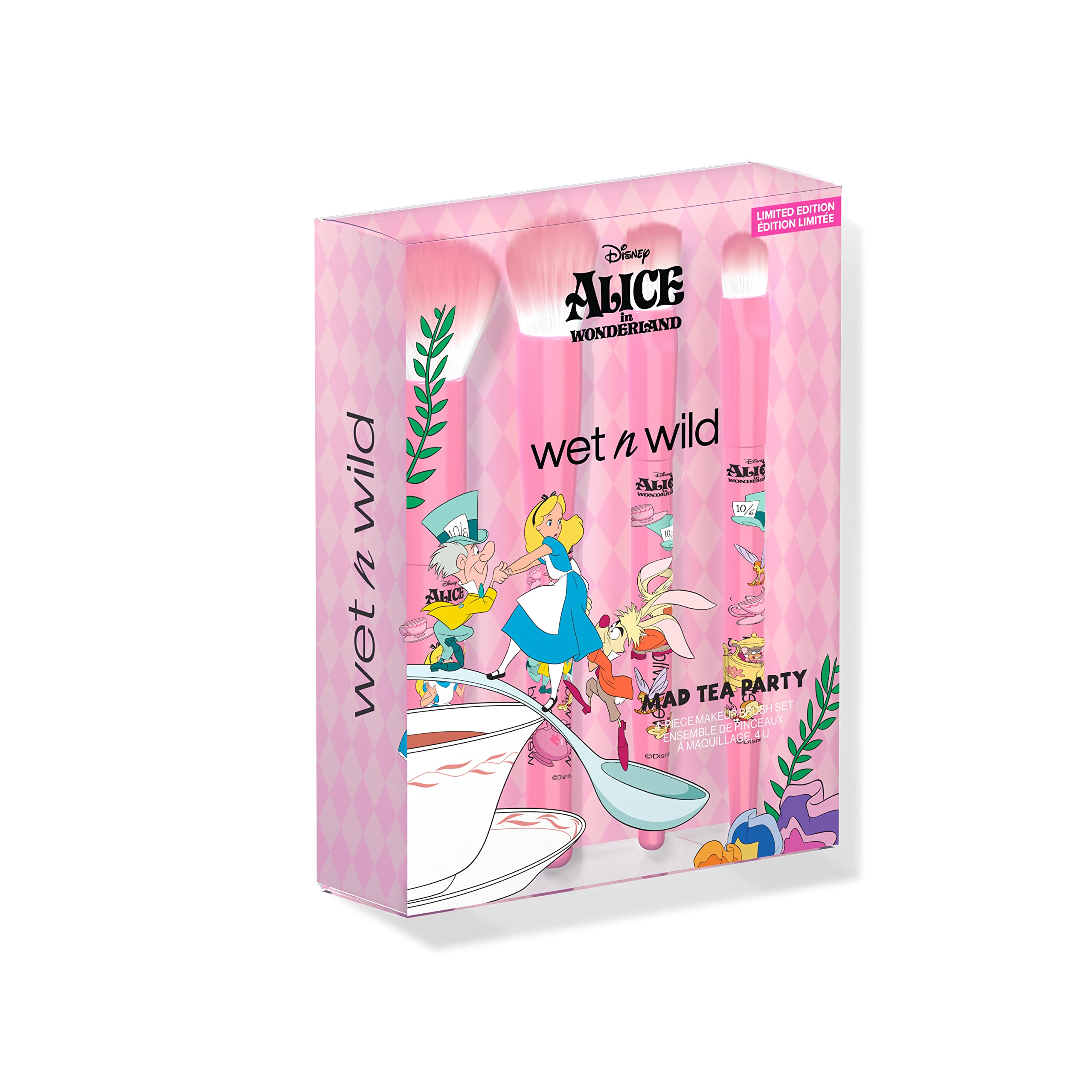 Foto 4 pulgar | Set De Brochas De Maquillaje Wet N Wild Mad Tea Party Alice Wonderland - Venta Internacional.