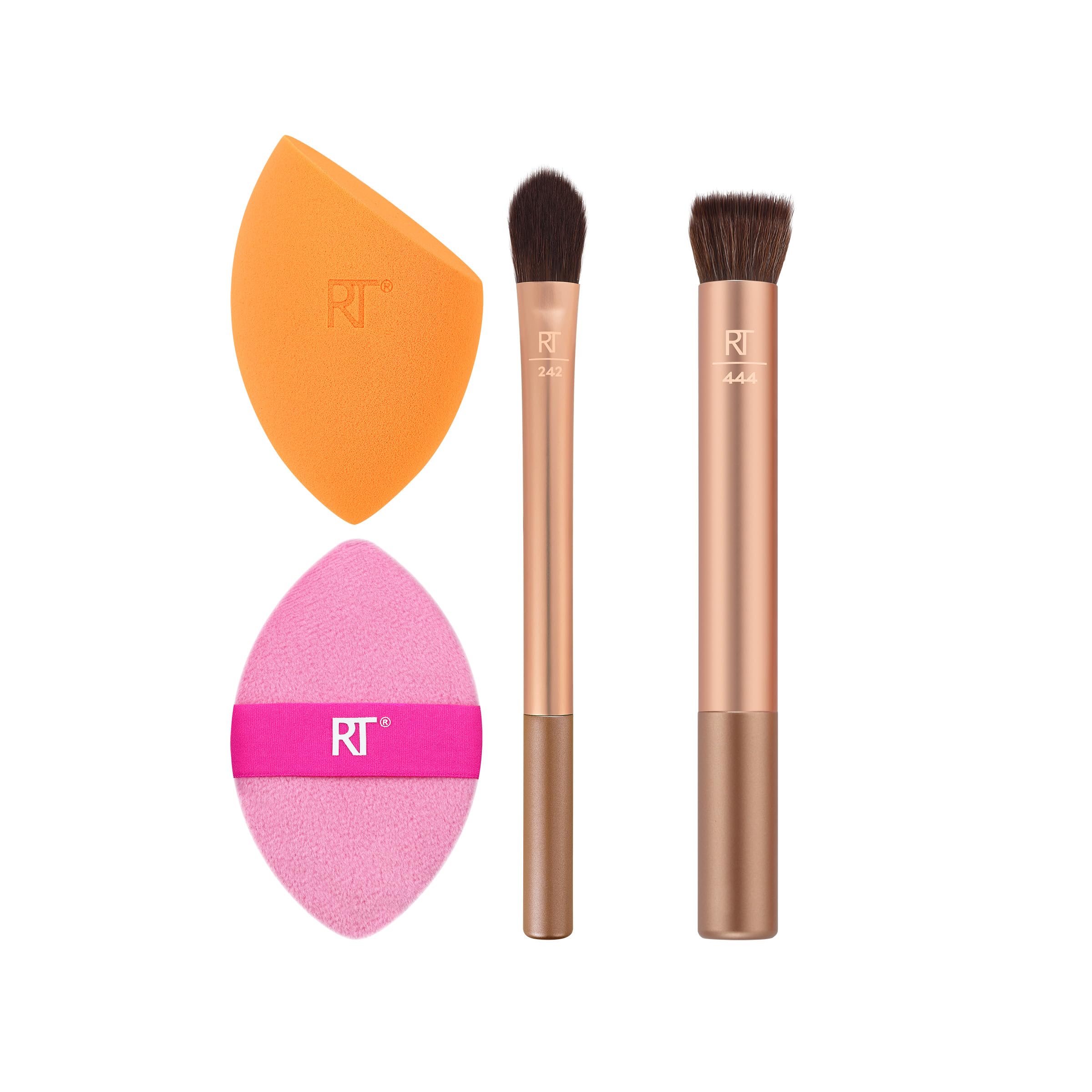 Set De Regalo Navideño Real Techniques Matte & Merry Con 4 Piezas - Venta Internacional. $738