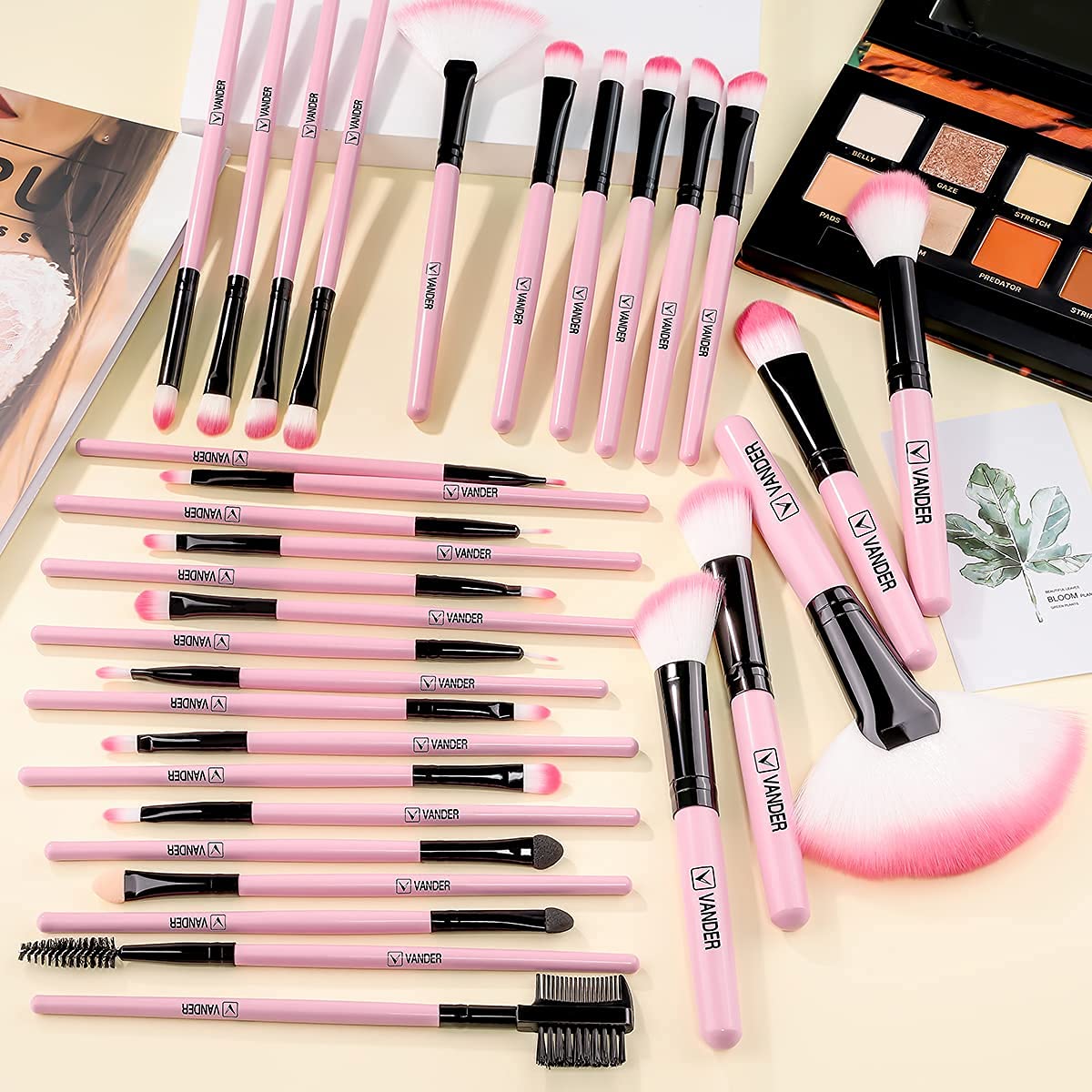 Foto 7 | Set De Brochas De Maquillaje Vander, 32 Piezas, Fibra Sintética Profesional - Venta Internacional.