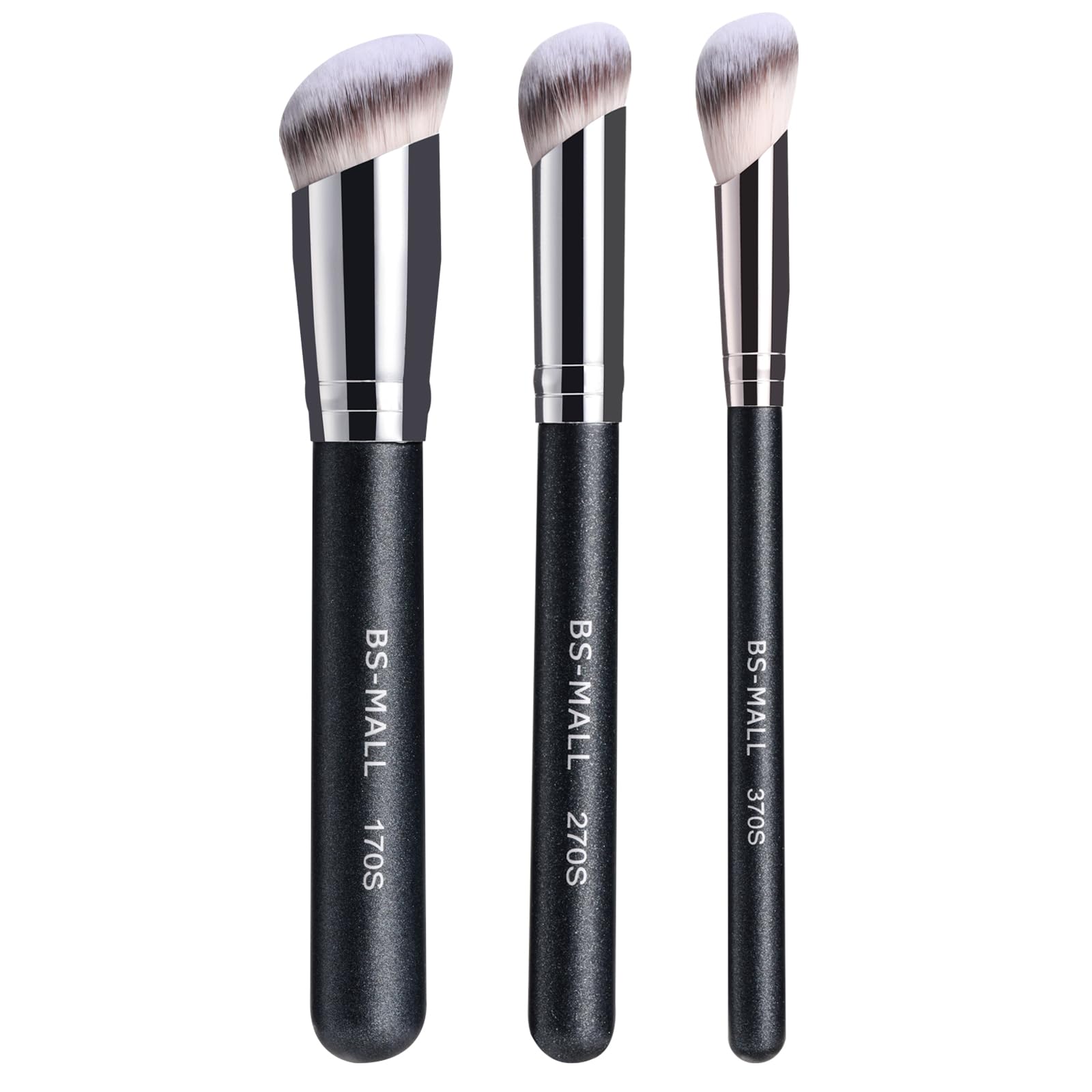 Foto 2 pulgar | Set De Brochas De Maquillaje Bs-mall Foundation Brush Corrector (3) - Venta Internacional.