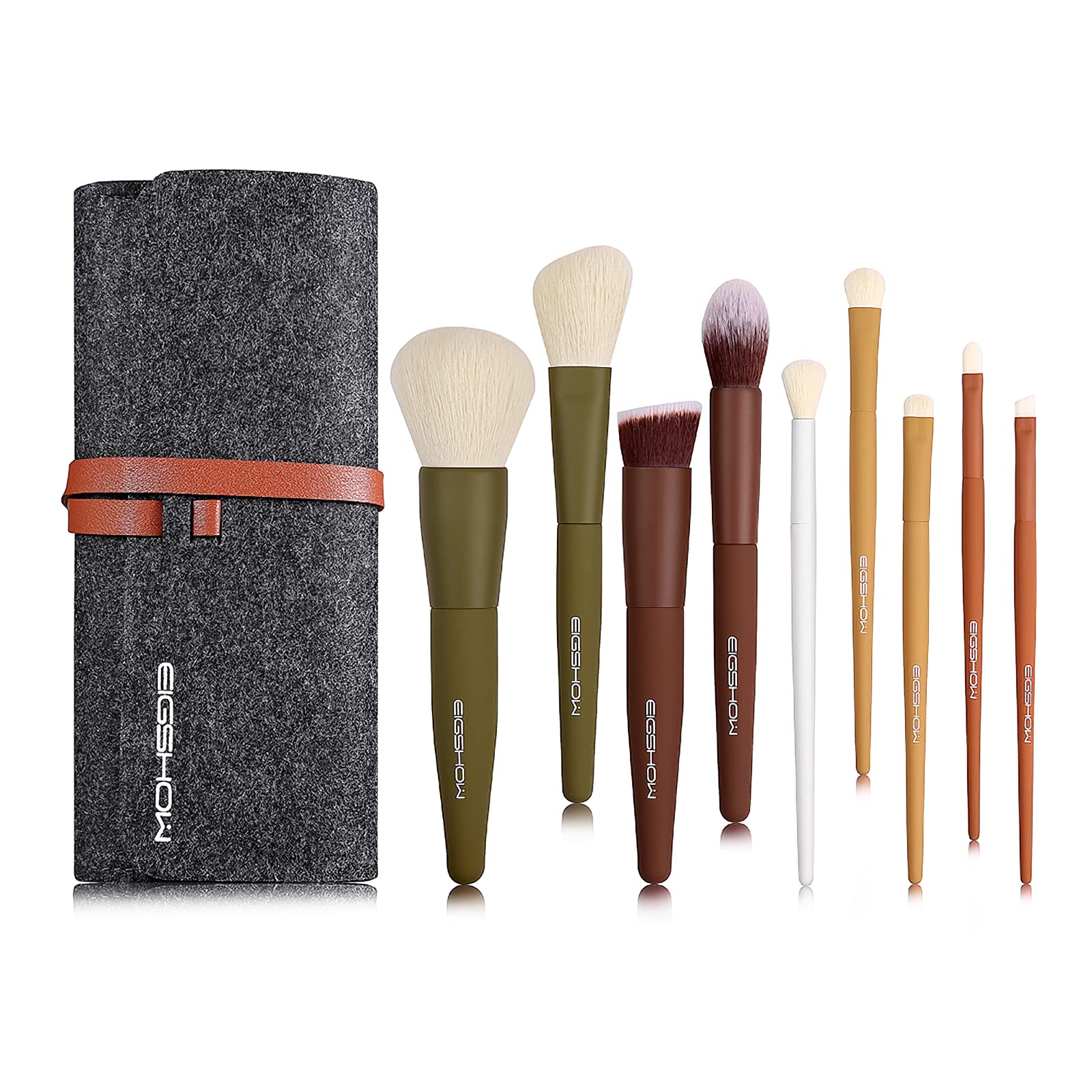 Set De Brochas De Maquillaje Eigshow Essential Kabuki 9 Piezas Para Mujer - Venta Internacional. $802