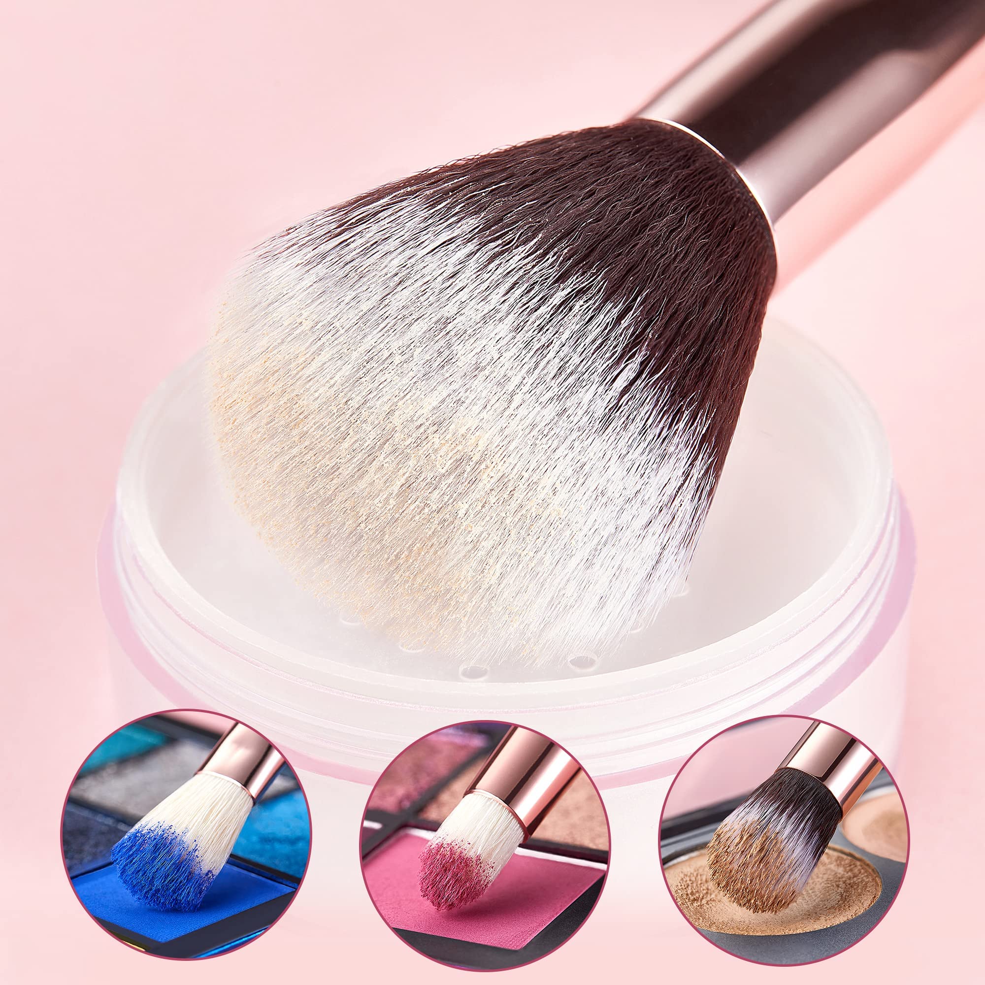 Foto 5 pulgar | Juego De Brochas De Maquillaje Jessup, 25 Unidades, Cosméticos De Belleza Con Mango De Madera - Venta Internacional.