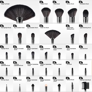 Foto 2 | Set De Brochas De Maquillaje Vander Professional 32 Piezas Con Bolsa - Venta Internacional.