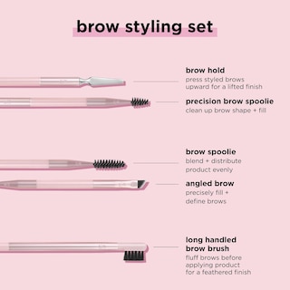 Foto 4 | Set De Maquillaje Y Peinado De Cejas Real Techniques, Juego De 3 Piezas - Venta Internacional.