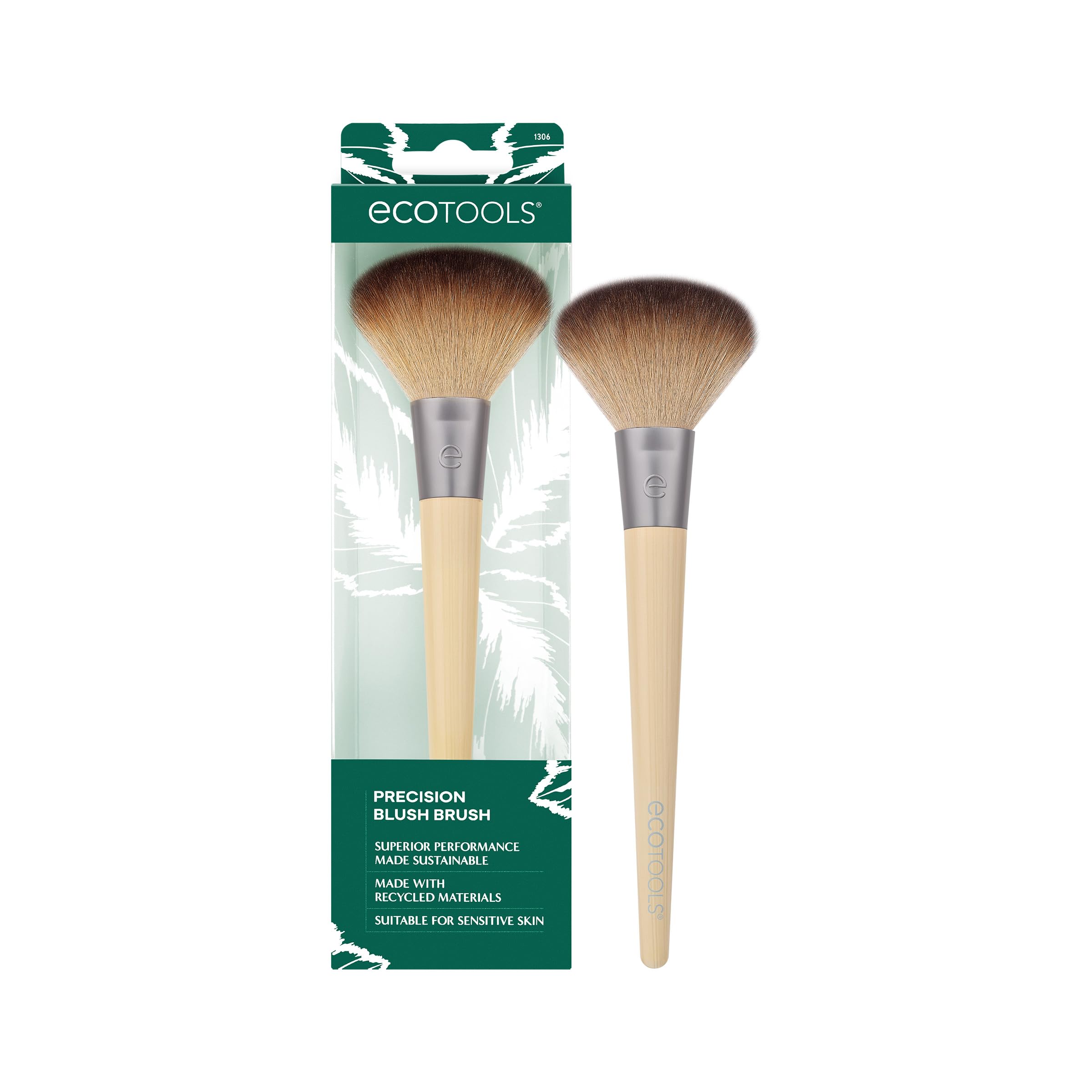 Brocha De Maquillaje Ecotools Precision Blush Vegana Y Libre De Crueldad - Venta Internacional.