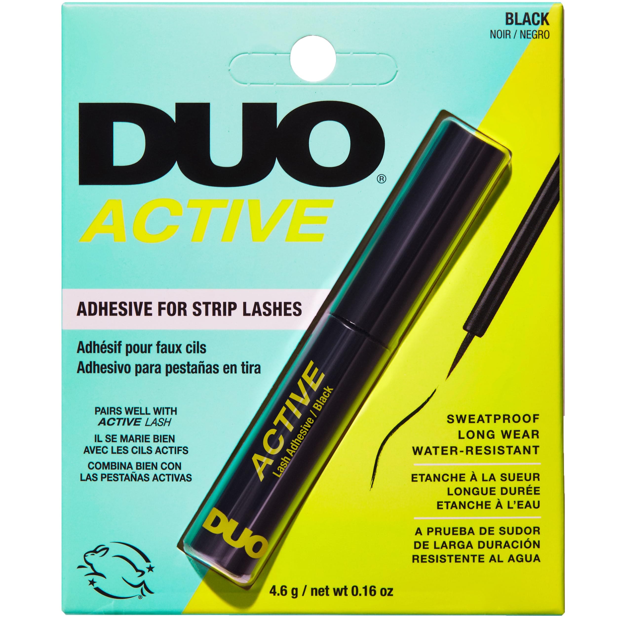 Adhesivo Duo Active Black Para Pestañas, 4,6 G - Venta Internacional. $394