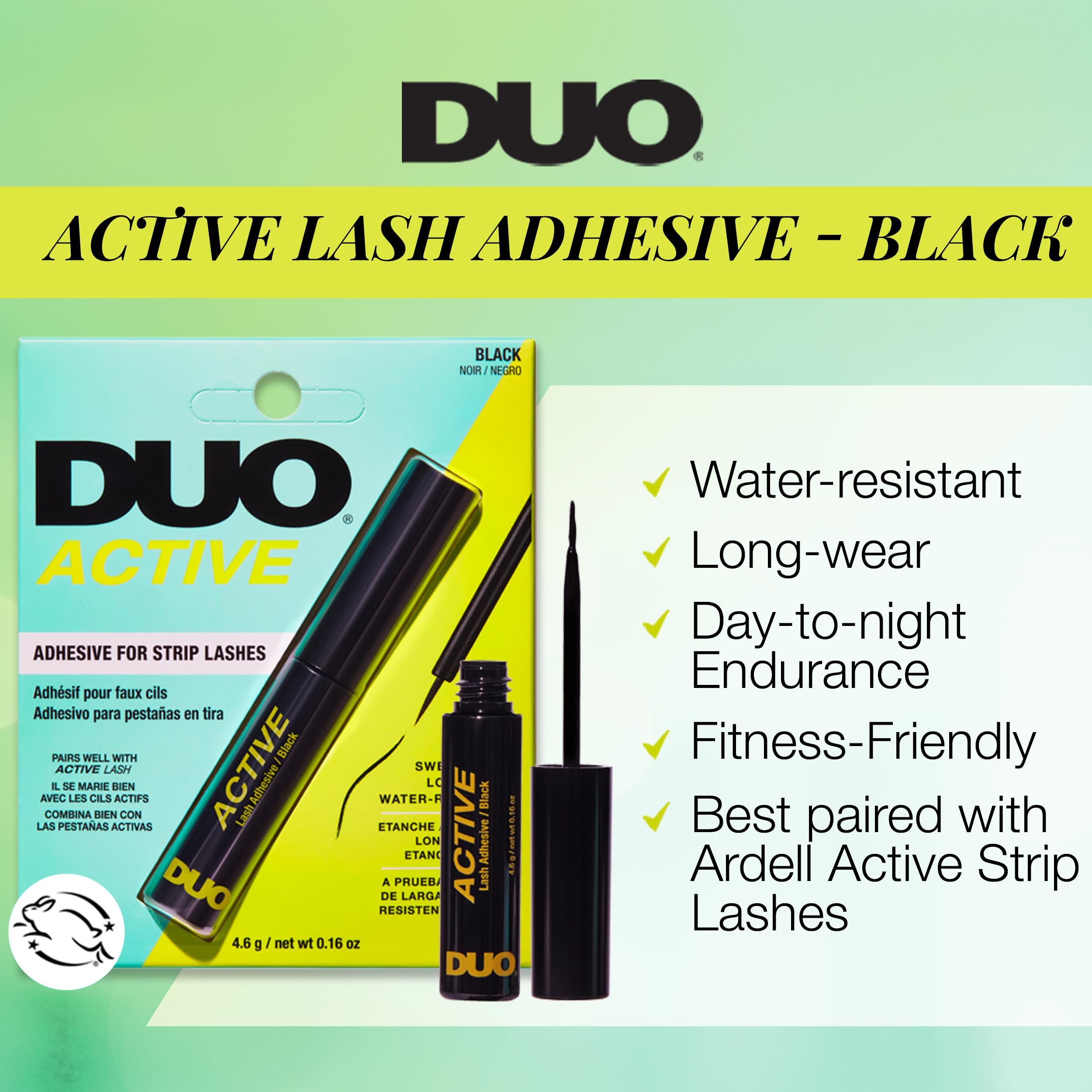 Foto 6 pulgar | Adhesivo Duo Active Black Para Pestañas, 4,6 G - Venta Internacional.