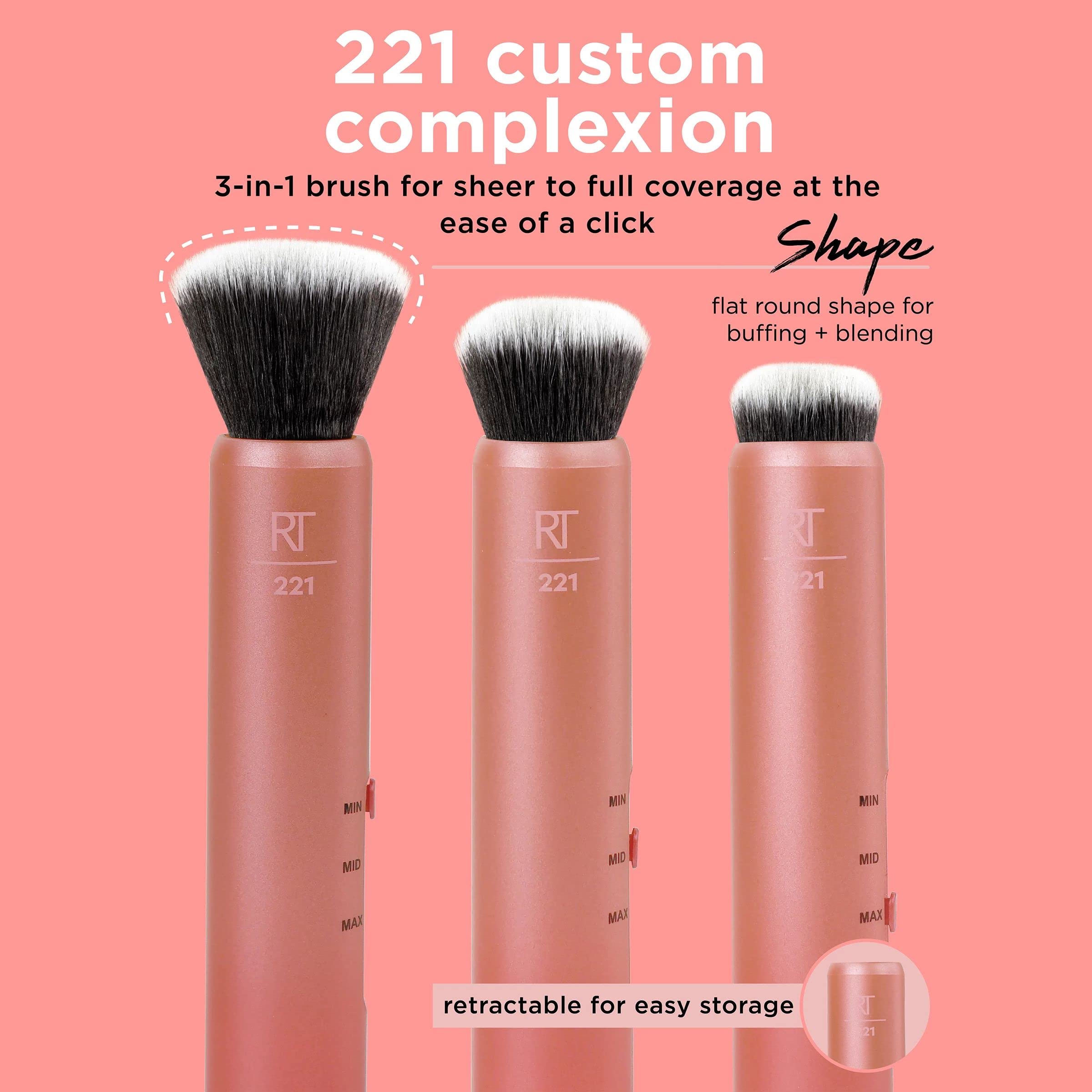 Foto 6 pulgar | Base De Maquillaje Personalizada Brush Real Techniques, 3 En 1 - Venta Internacional.