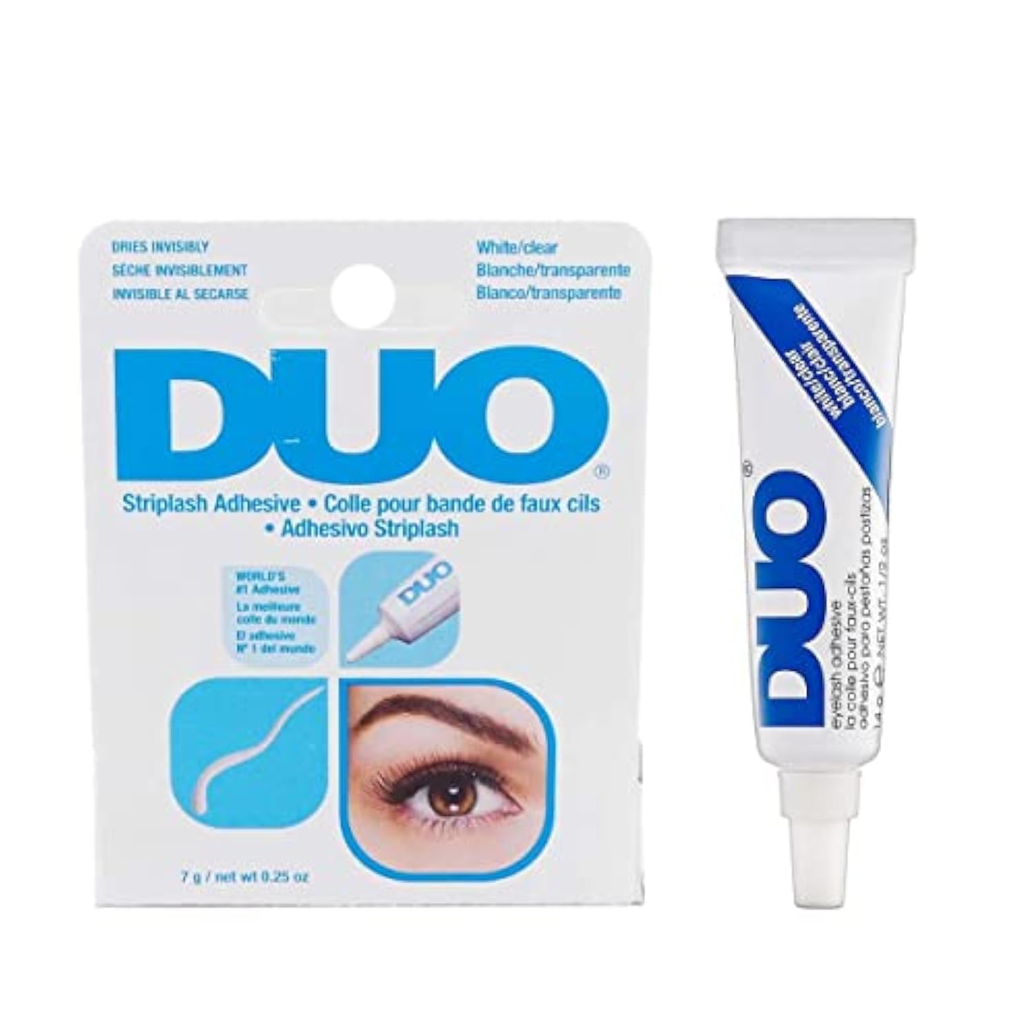 Foto 2 pulgar | Adhesivo Para Pestañas Duo Strip Lash Blanco/transparente, 7 Ml, Paquete De 1 - Venta Internacional.