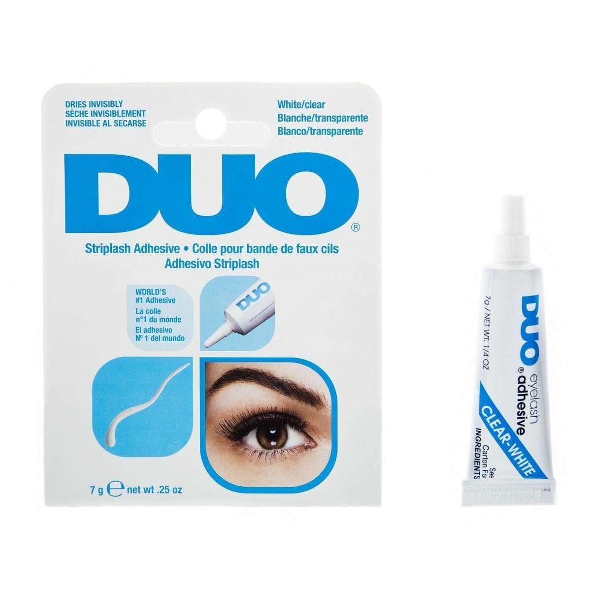 Foto 3 pulgar | Adhesivo Para Pestañas Duo Strip Lash Blanco/transparente, 7 Ml, Paquete De 1 - Venta Internacional.