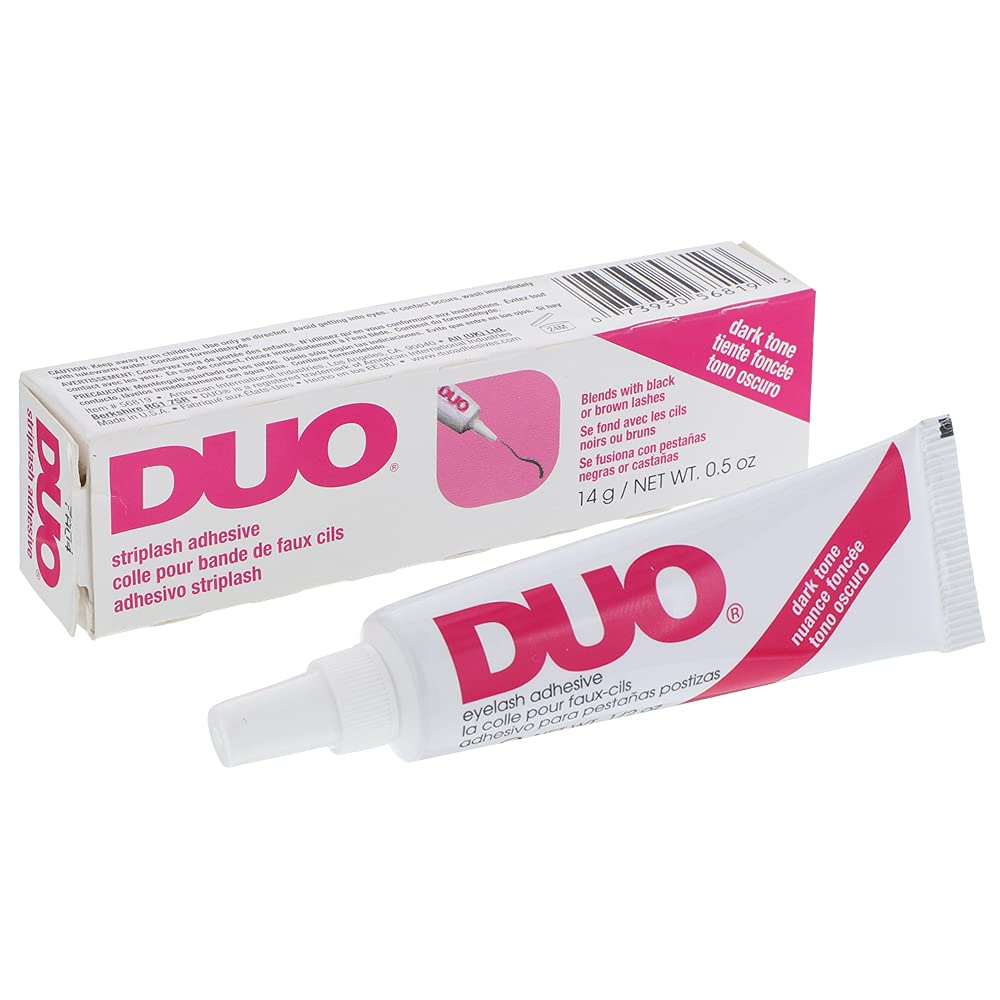 Adhesivo Para Pestañas Postizas Duo Strip, Tono Oscuro, 15 Ml - Venta Internacional.