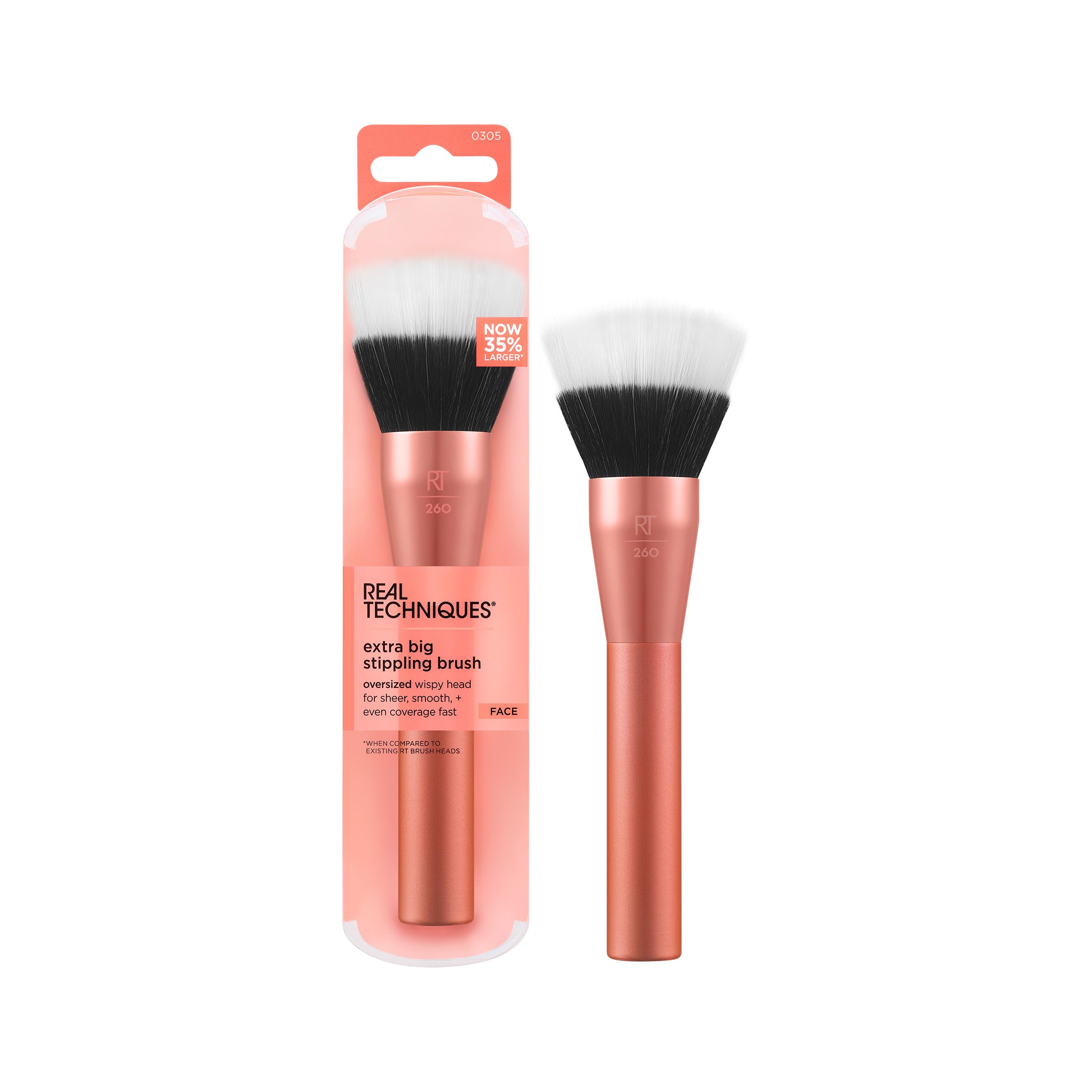 Brocha De Maquillaje Real Techniques, Brocha De Punteado Extra Grande Xl - Venta Internacional.