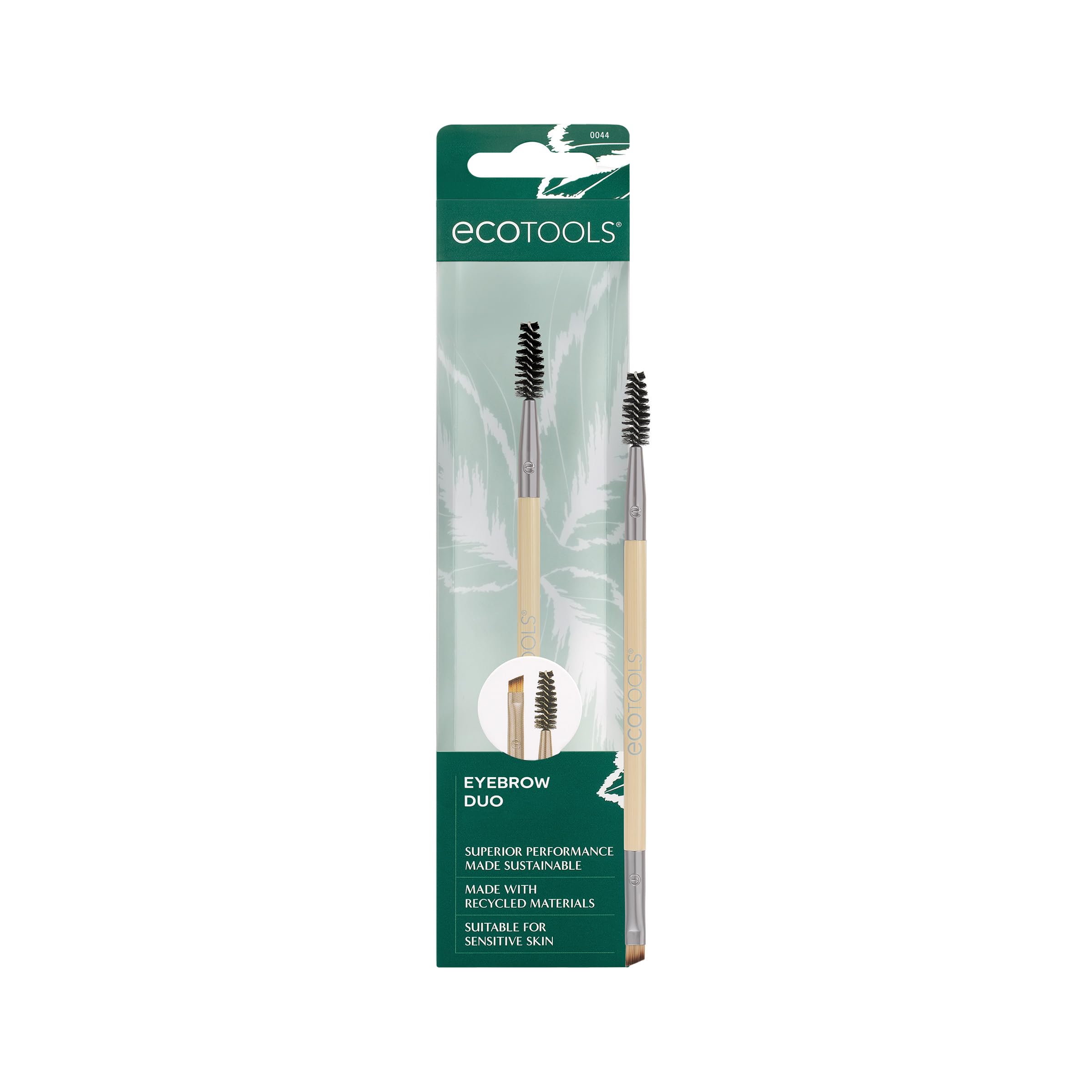 Pincel Para Cejas Ecotools Tame Sculpt, Relleno Con Bobina Y Angulado - Venta Internacional.