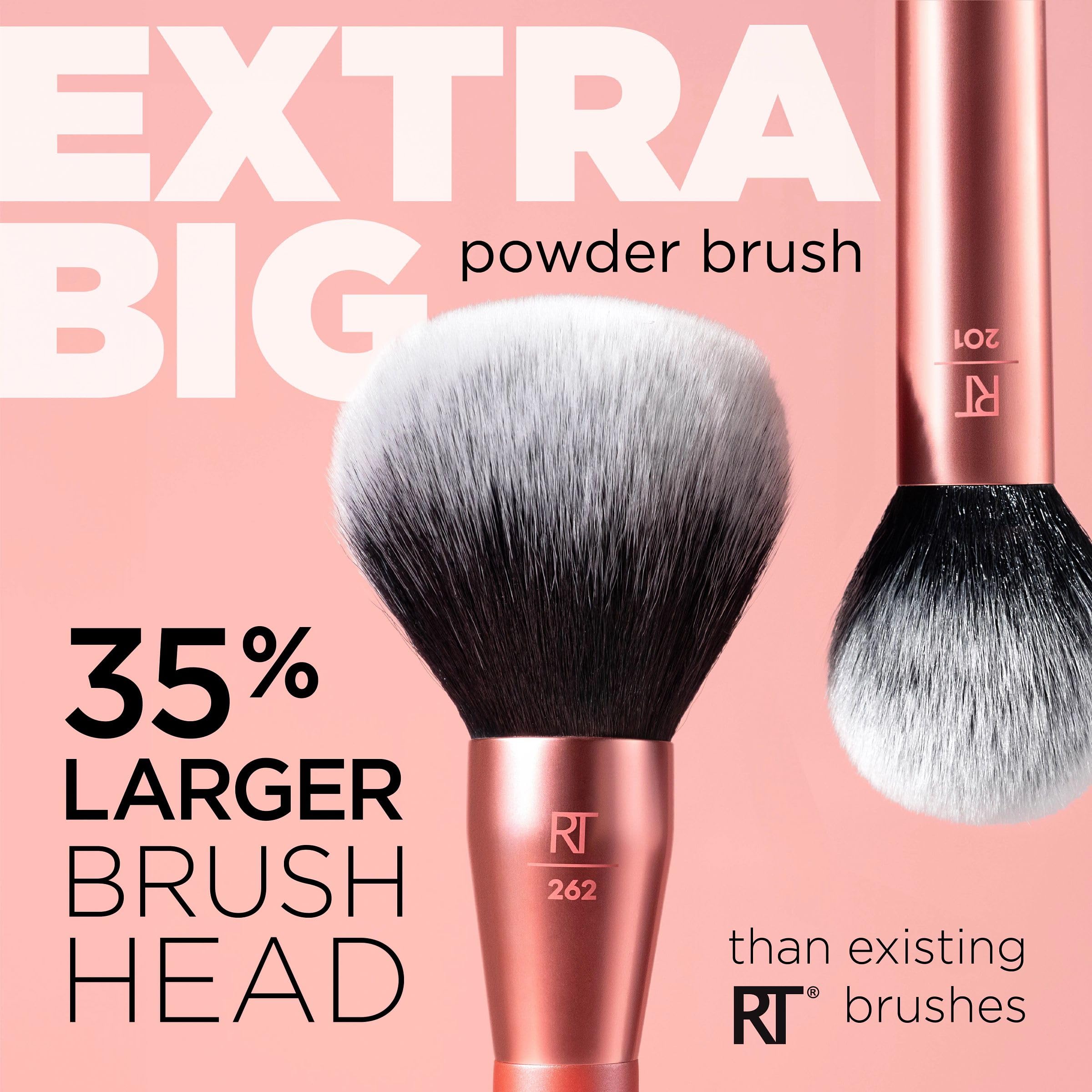 Foto 4 pulgar | Brocha De Maquillaje Real Techniques Extra Big Powder Brush - Venta Internacional.