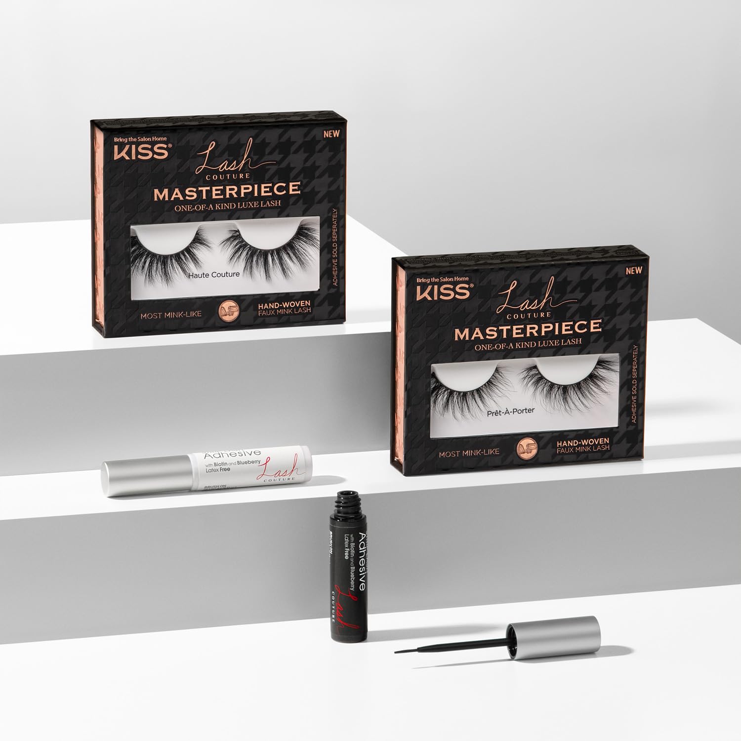 Foto 7 | Pegamento Para Pestañas Kiss Lash Couture Super Strong Black - Venta Internacional.