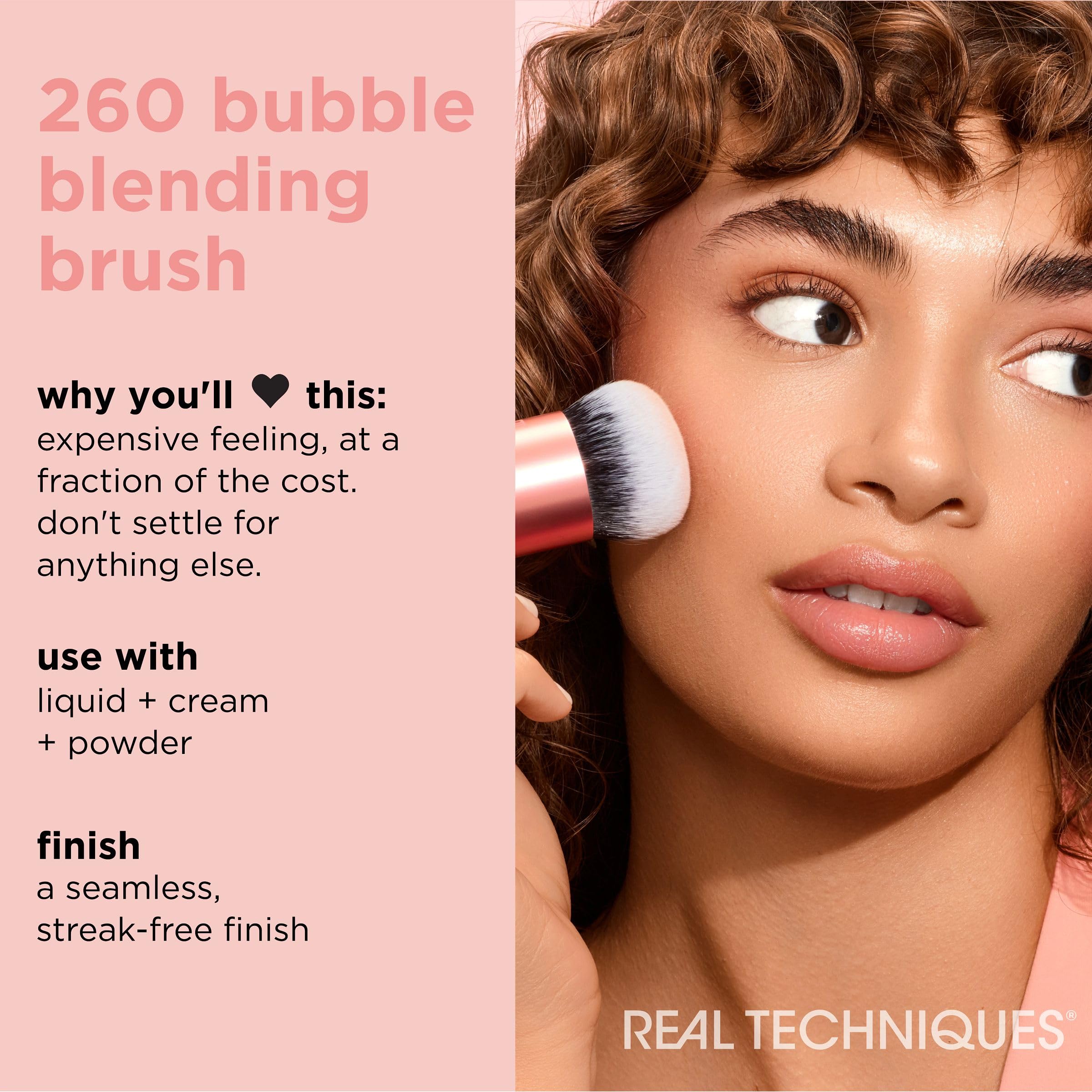 Foto 4 pulgar | Brocha De Maquillaje Real Techniques Para Mezclar Burbujas, Vegana, 1 Unidad - Venta Internacional.